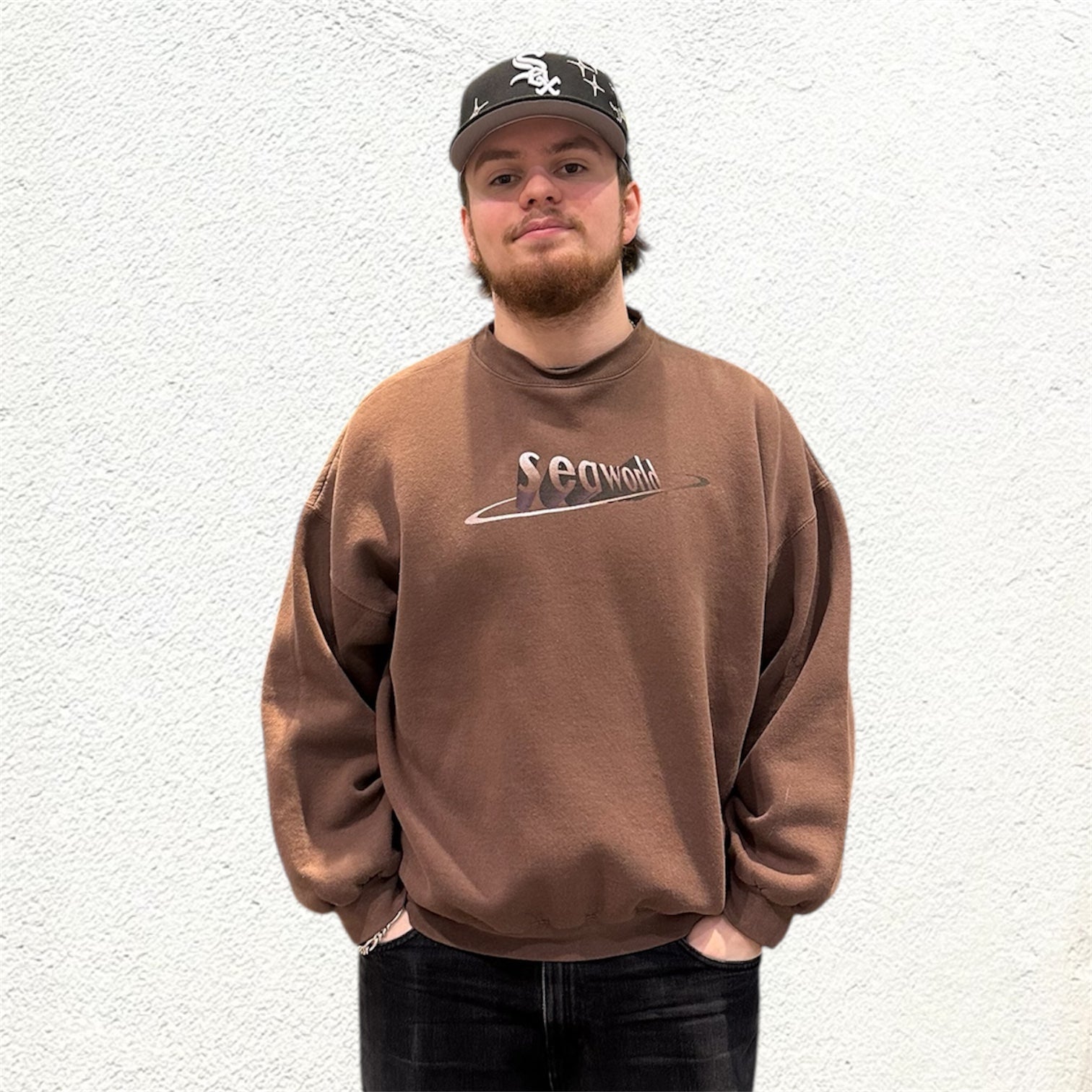 Tultex Seaworld Brown Crewneck