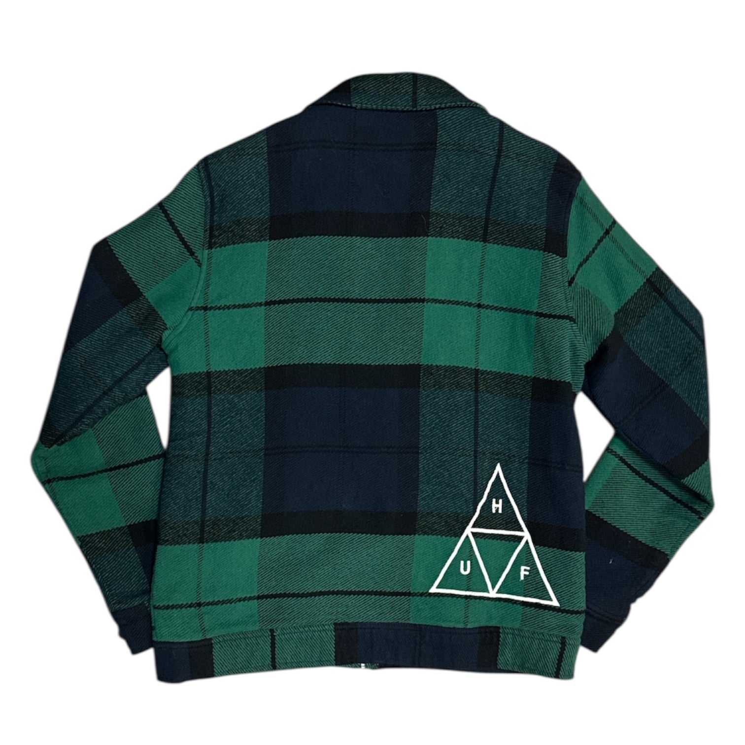 HUF x Pleasures Blackwatch Green Plaid Work Jacket