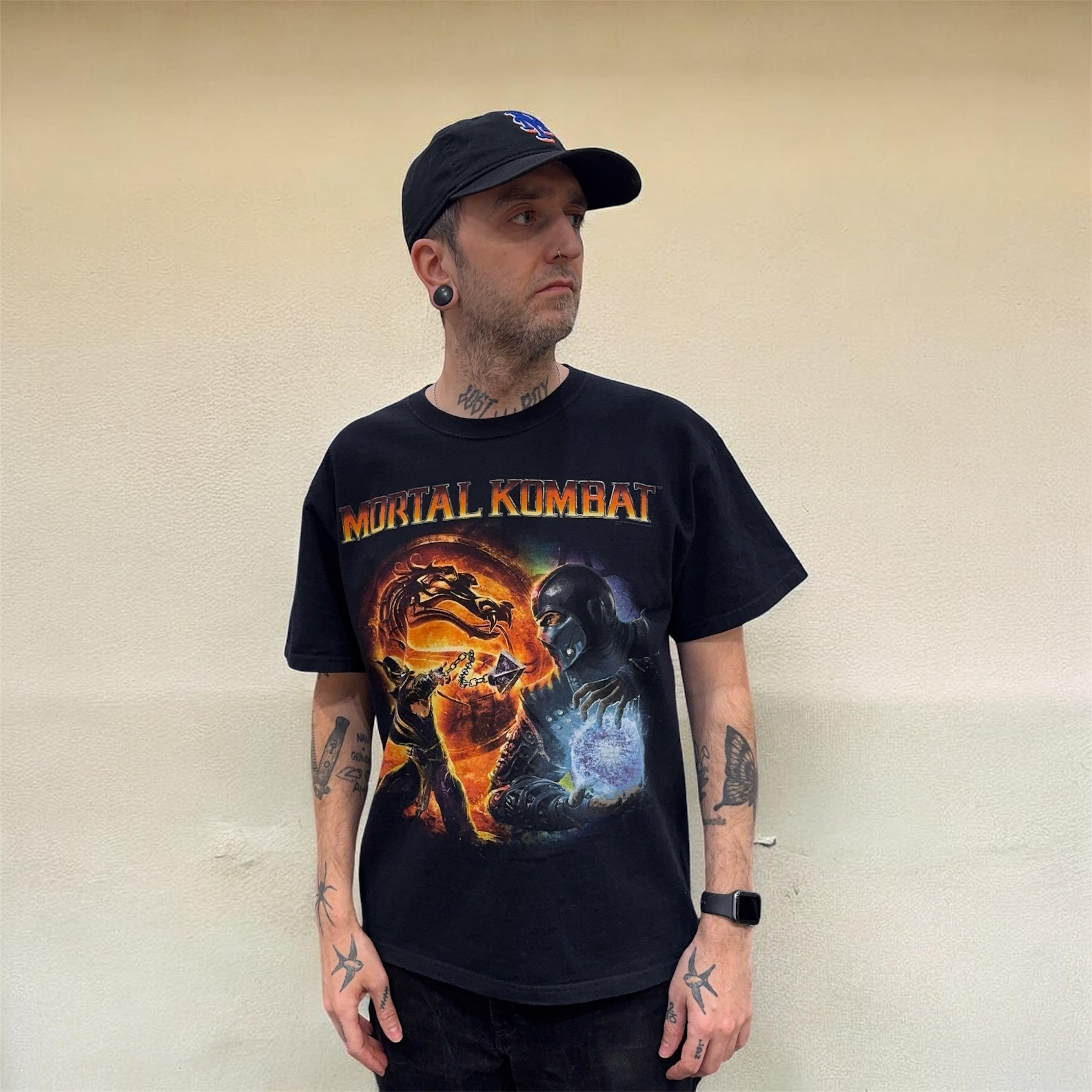 Mortal Kombat Scorpion Vs Sub Zero Black Tshirt