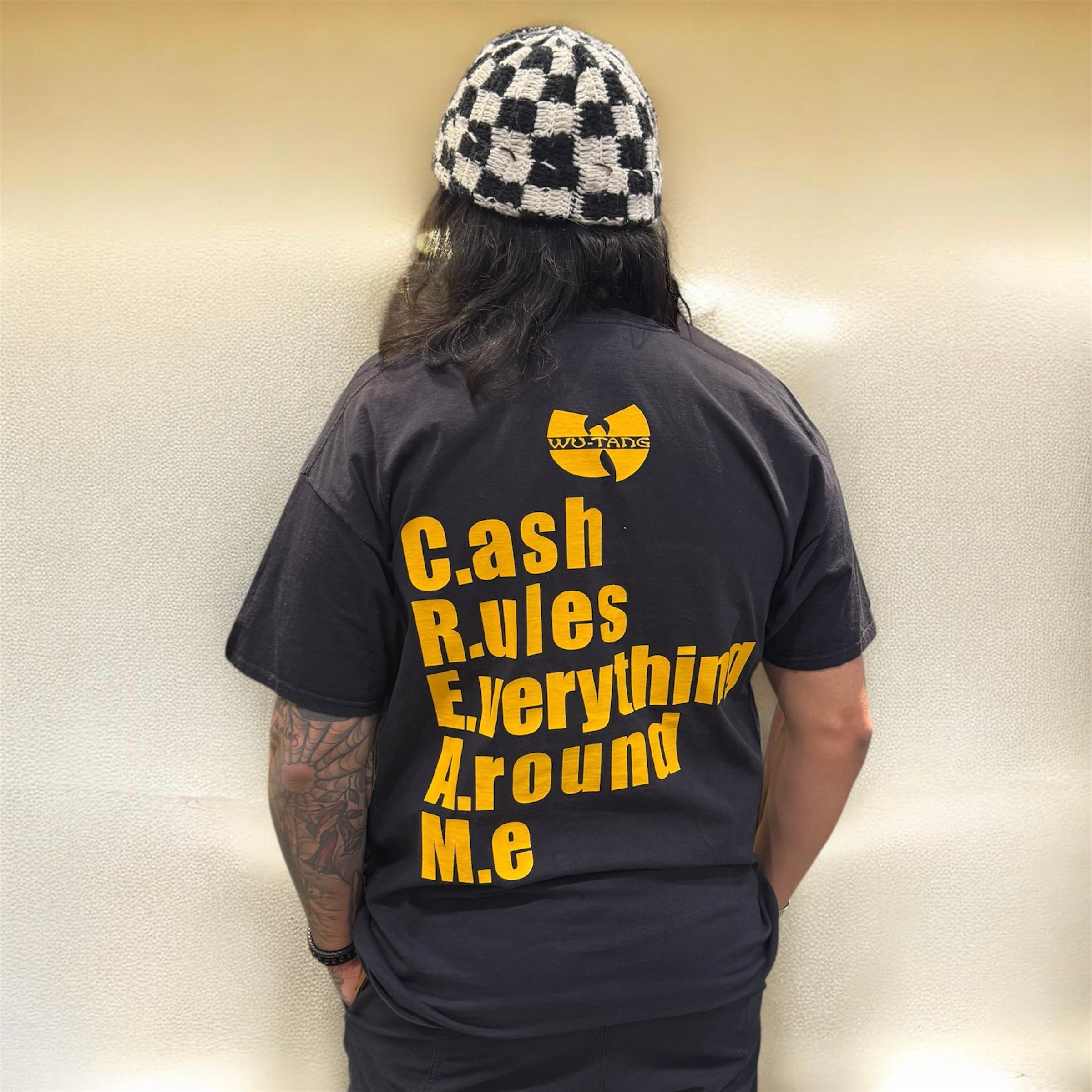 Fruit Of The Loom Wu-Tang Clan C.R.E.A.M Black Tshirt