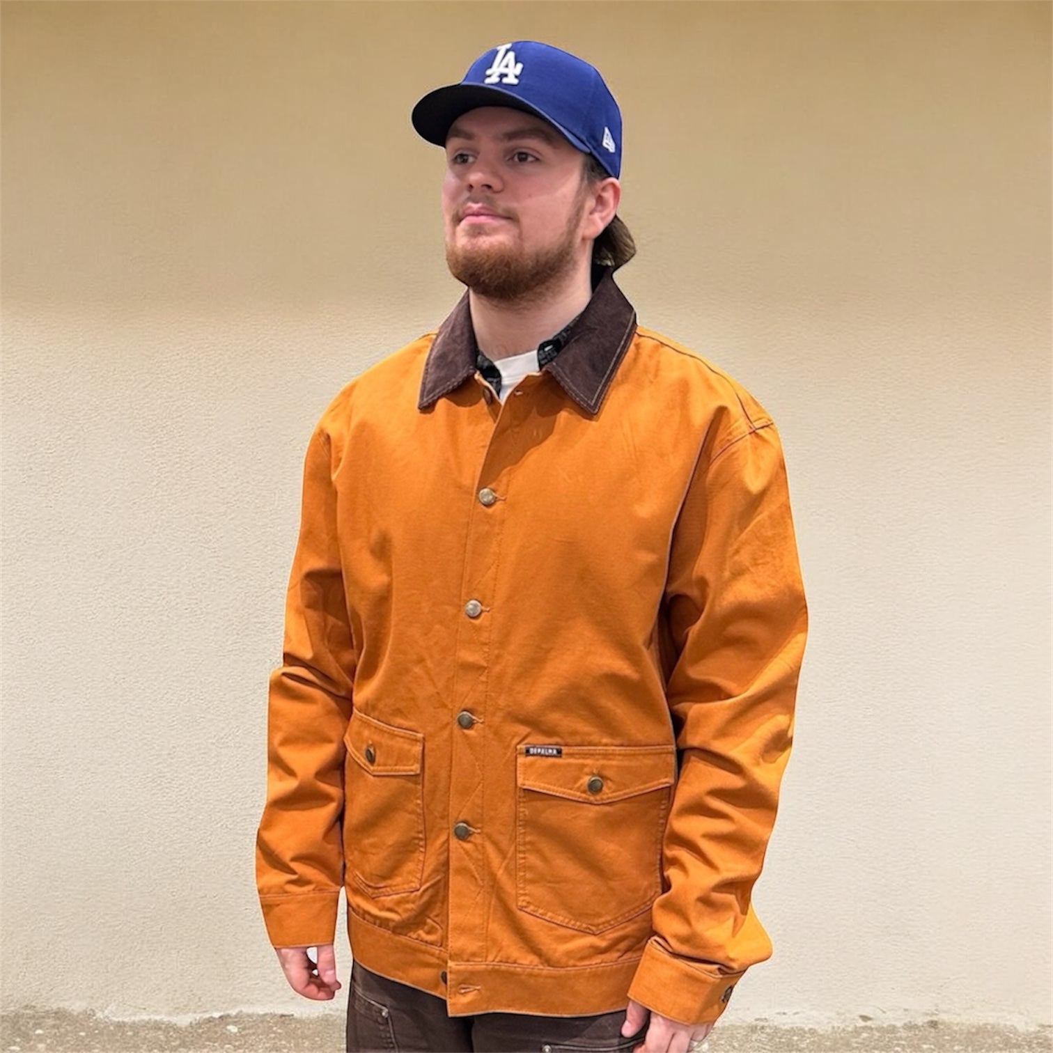 De Palma Clothing Co. Canvas Workwear Orange Jacket