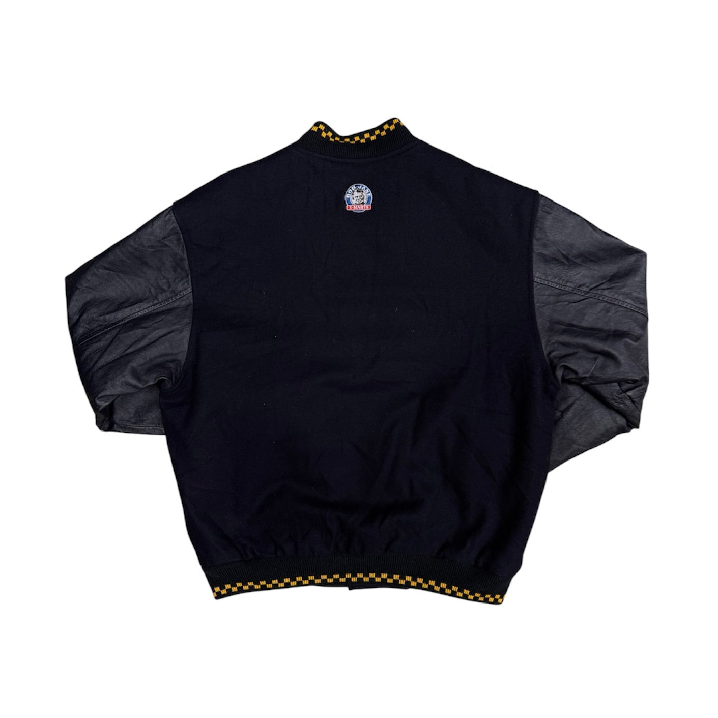 Bob Jane T-Marts Auscar Navy Black Varsity Jacket