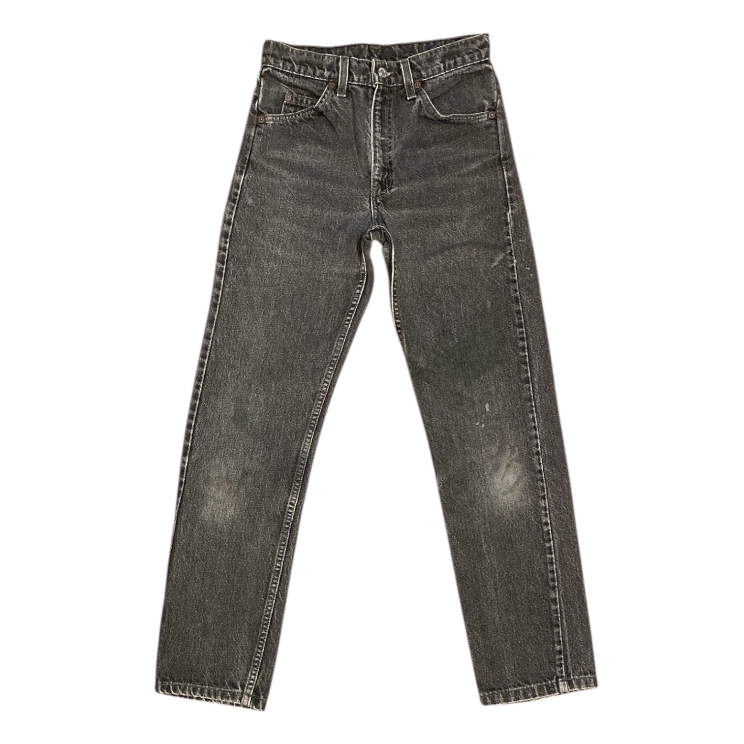 Vintage Levi's 505 Vintage Grey Orange Tab Jeans (W28/L32)