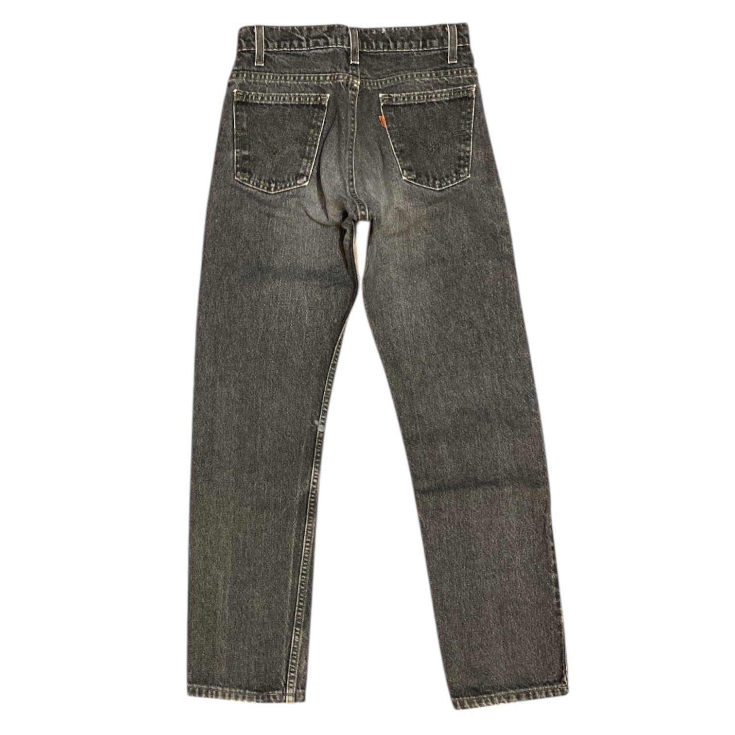 Vintage Levi's 505 Vintage Grey Orange Tab Jeans (W28/L32)