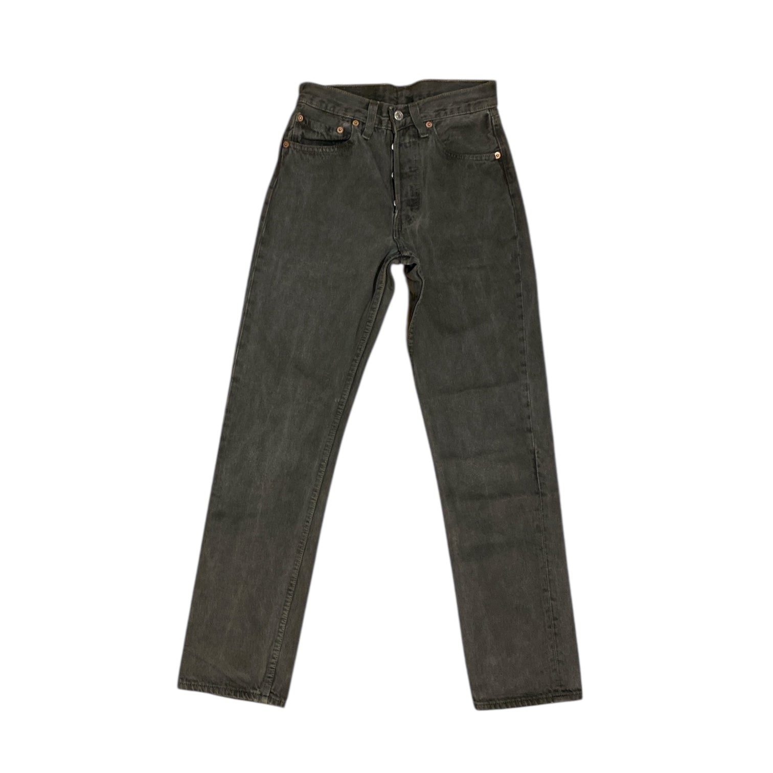 Vintage Levi's 501 Grey Jeans (W26/L30)