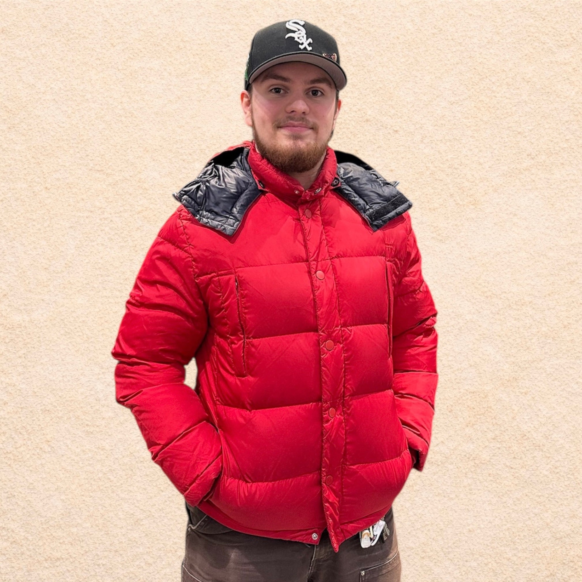 Wood Wood Red Tim Puffer Jacket