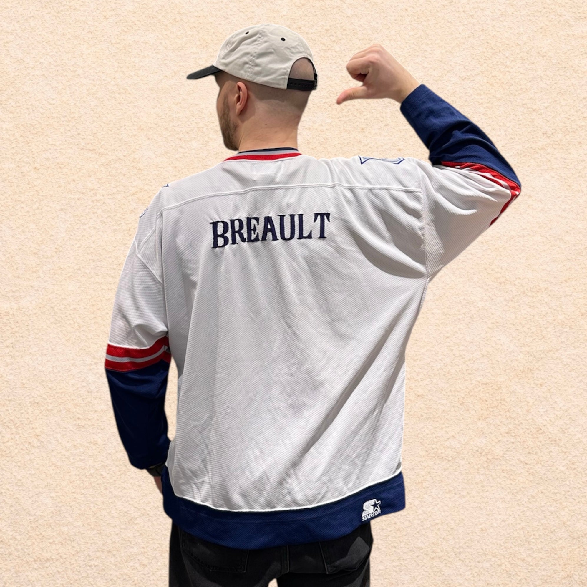 Starter New York Rangers Breault White NHL Jersey (Youth)