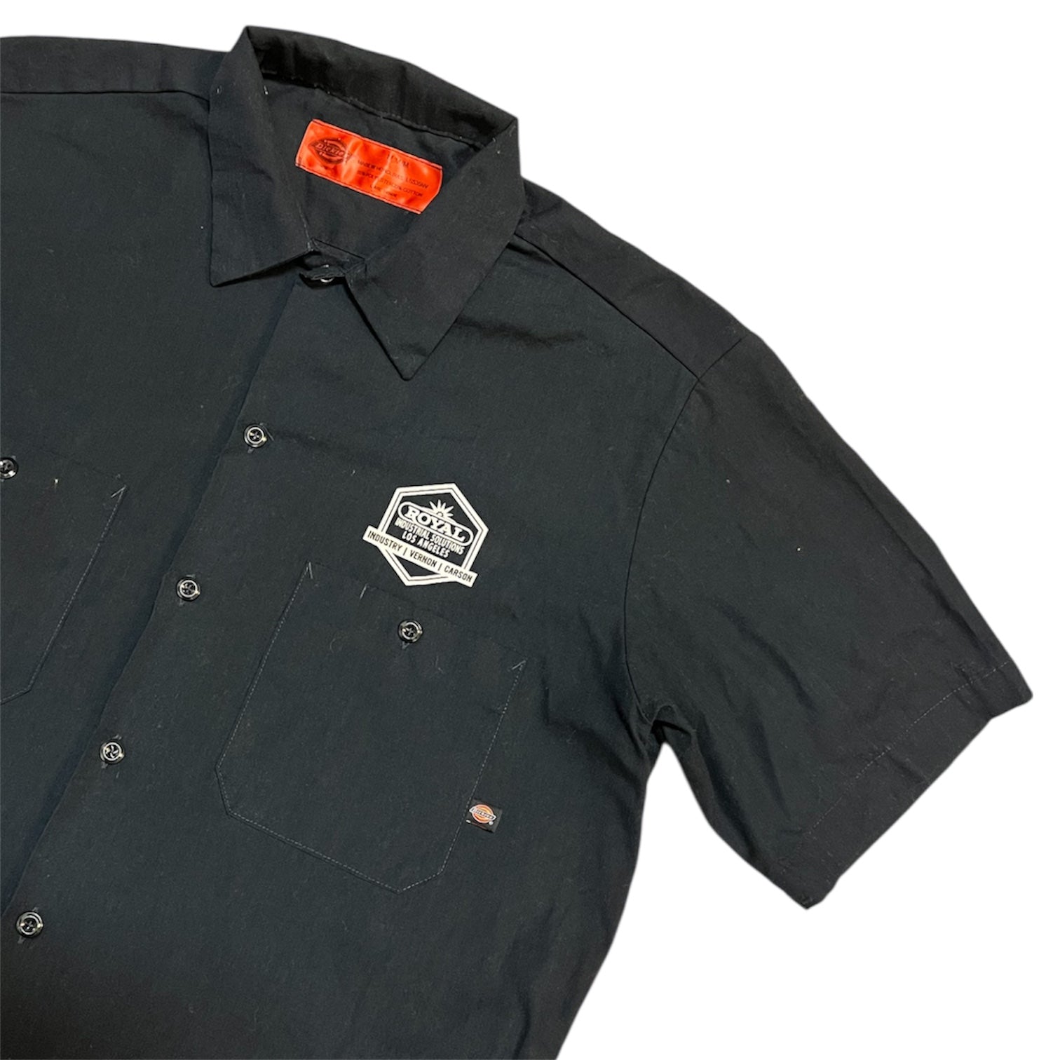 Dickies Royal Industries Navy Short Sleeve Shirt