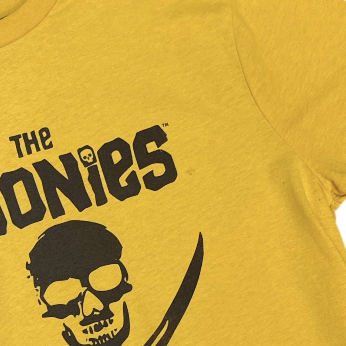 The Goonies Skull Logo Yellow Tshirt