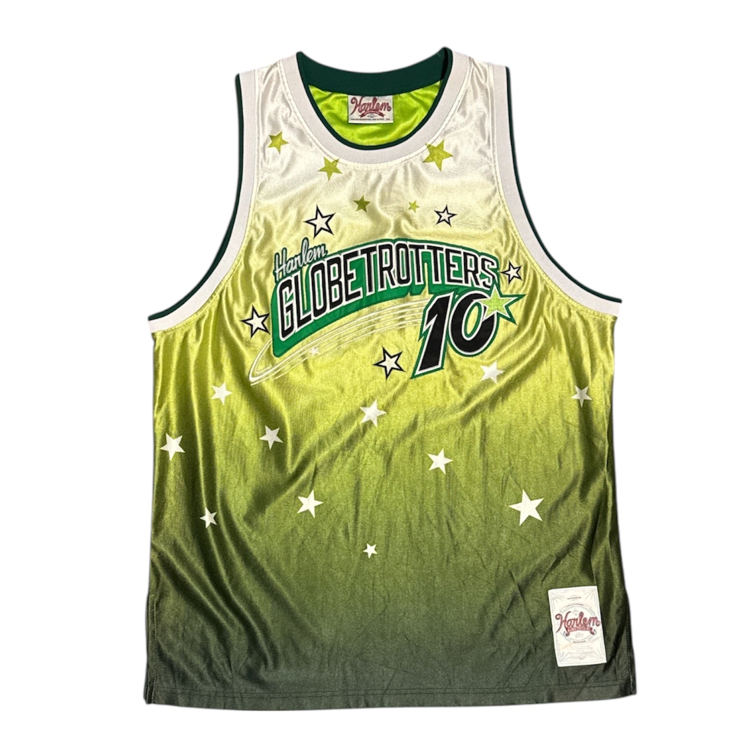 Vintage Harlem Globetrotters Platinum FUBU Big D #10 Basketball Jersey