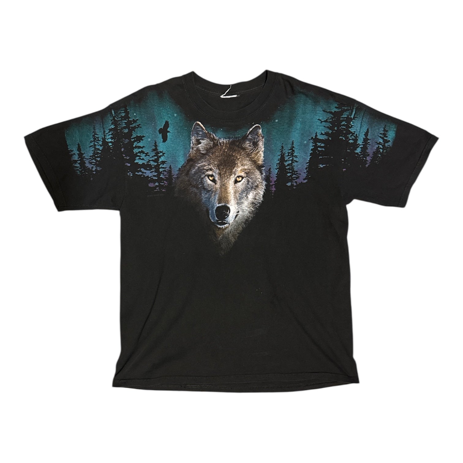 Wolf Forest Black Tshirt
