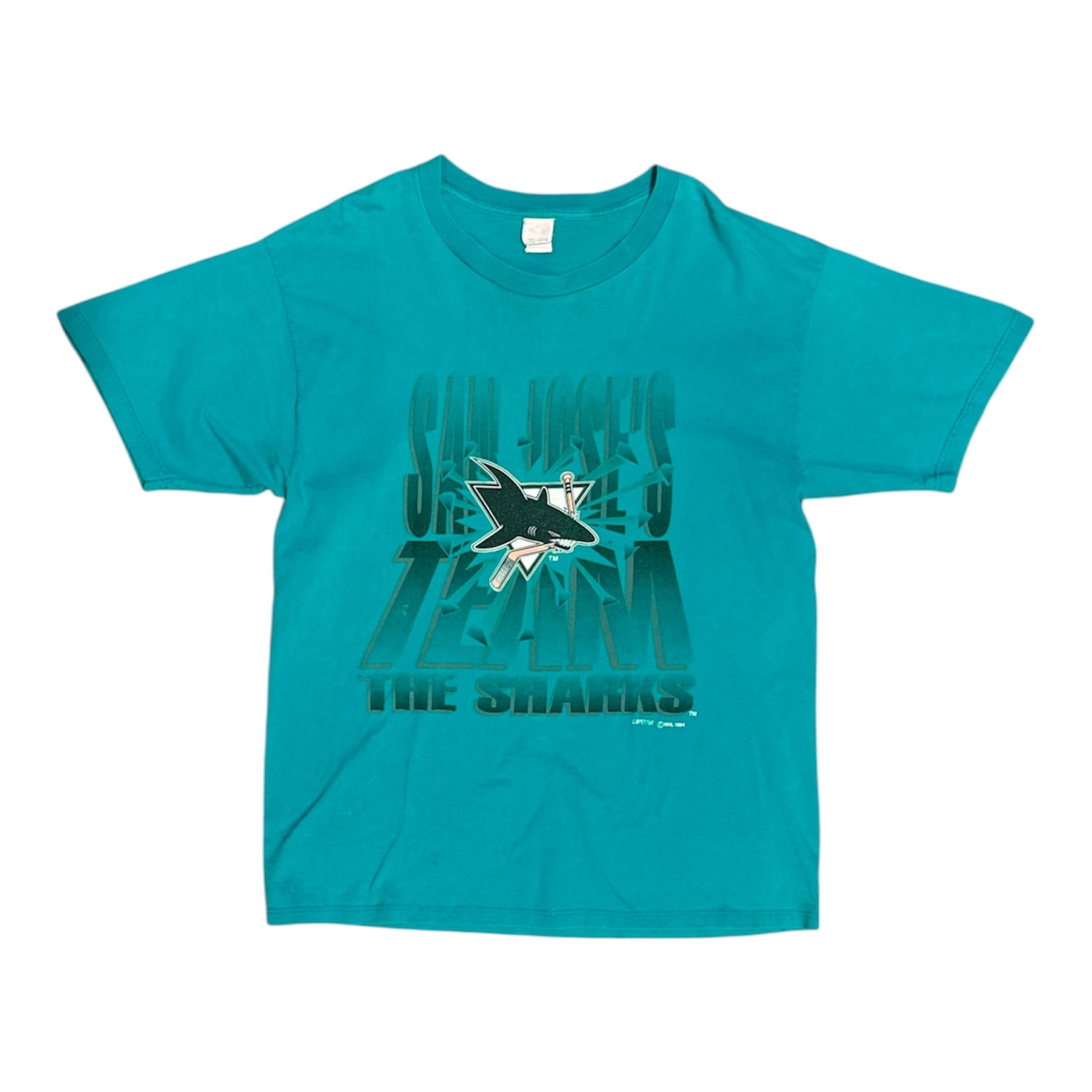 NHL San Jose Sharks Blue Tshirt