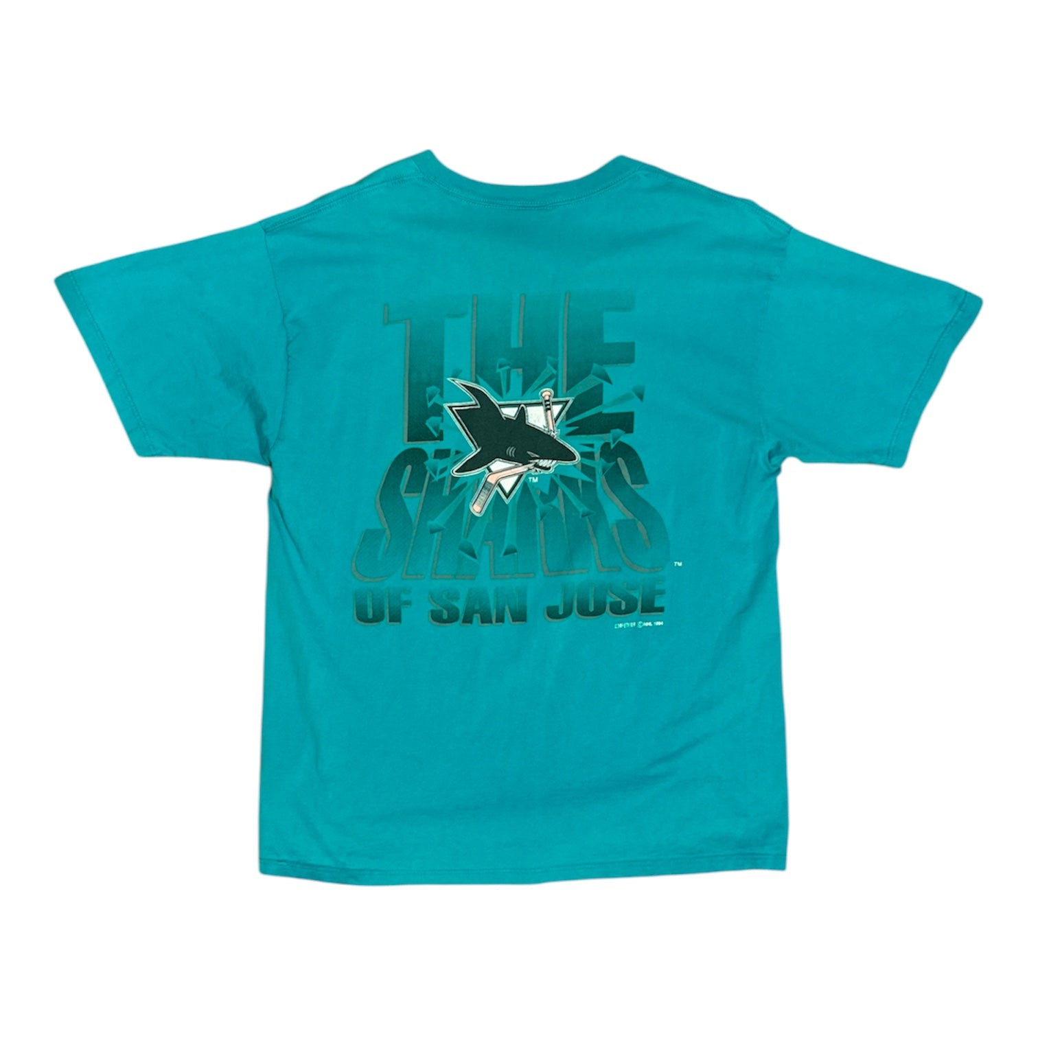 NHL San Jose Sharks Blue Tshirt