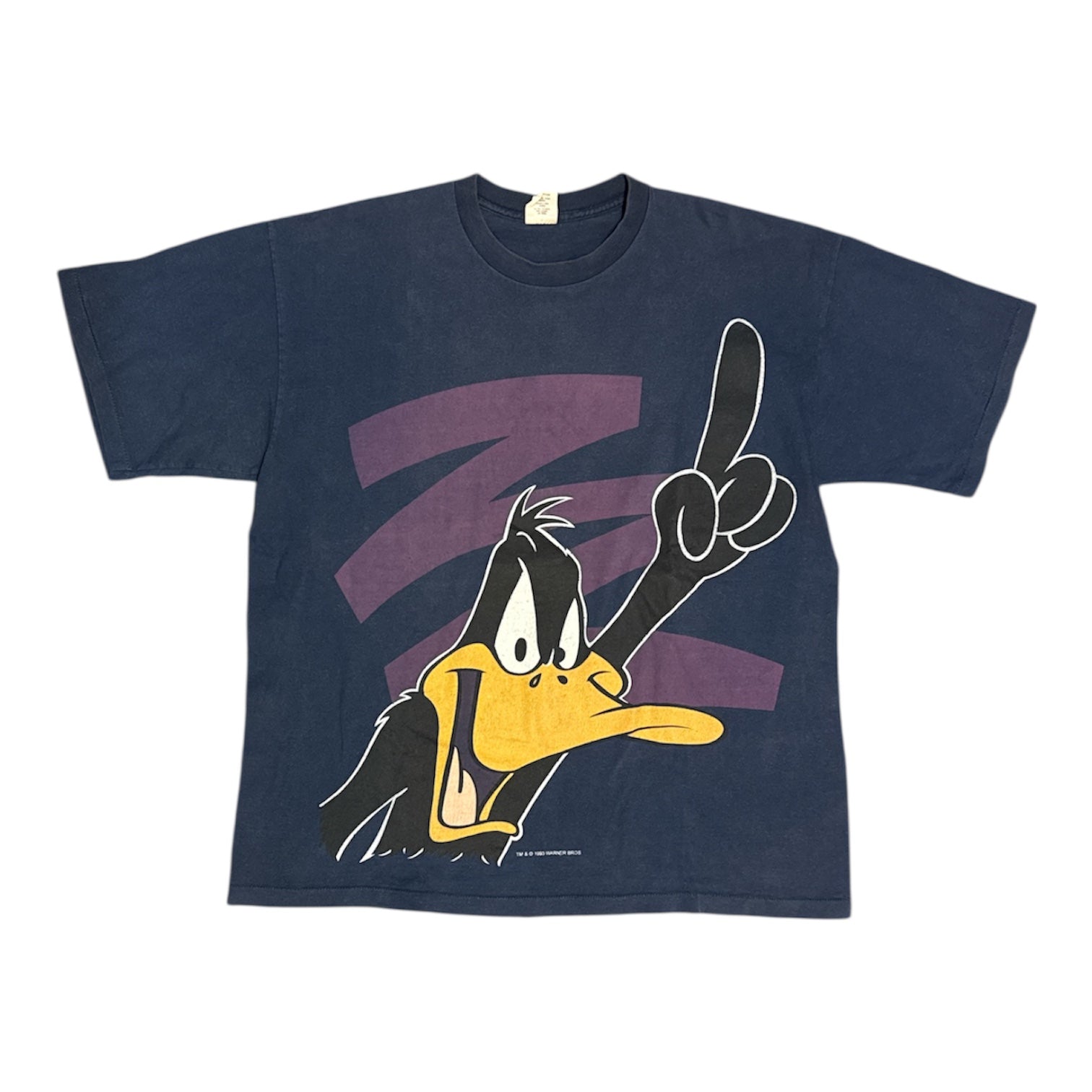 Vintage Mr Zogs Daffy The Duck Graphic Navy Tshirt
