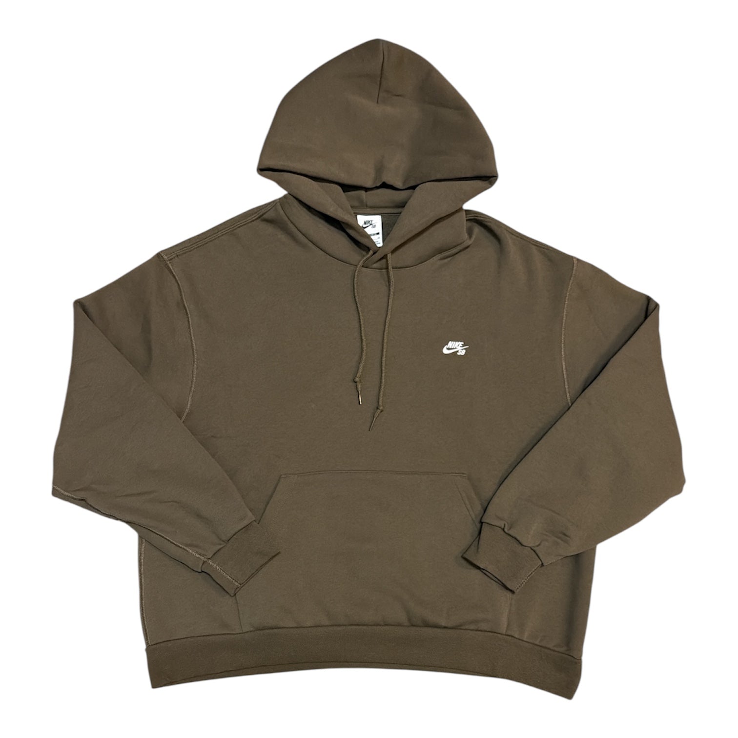 Nike SB Fleece Pullover Skate Dark Hazel White Hoodie