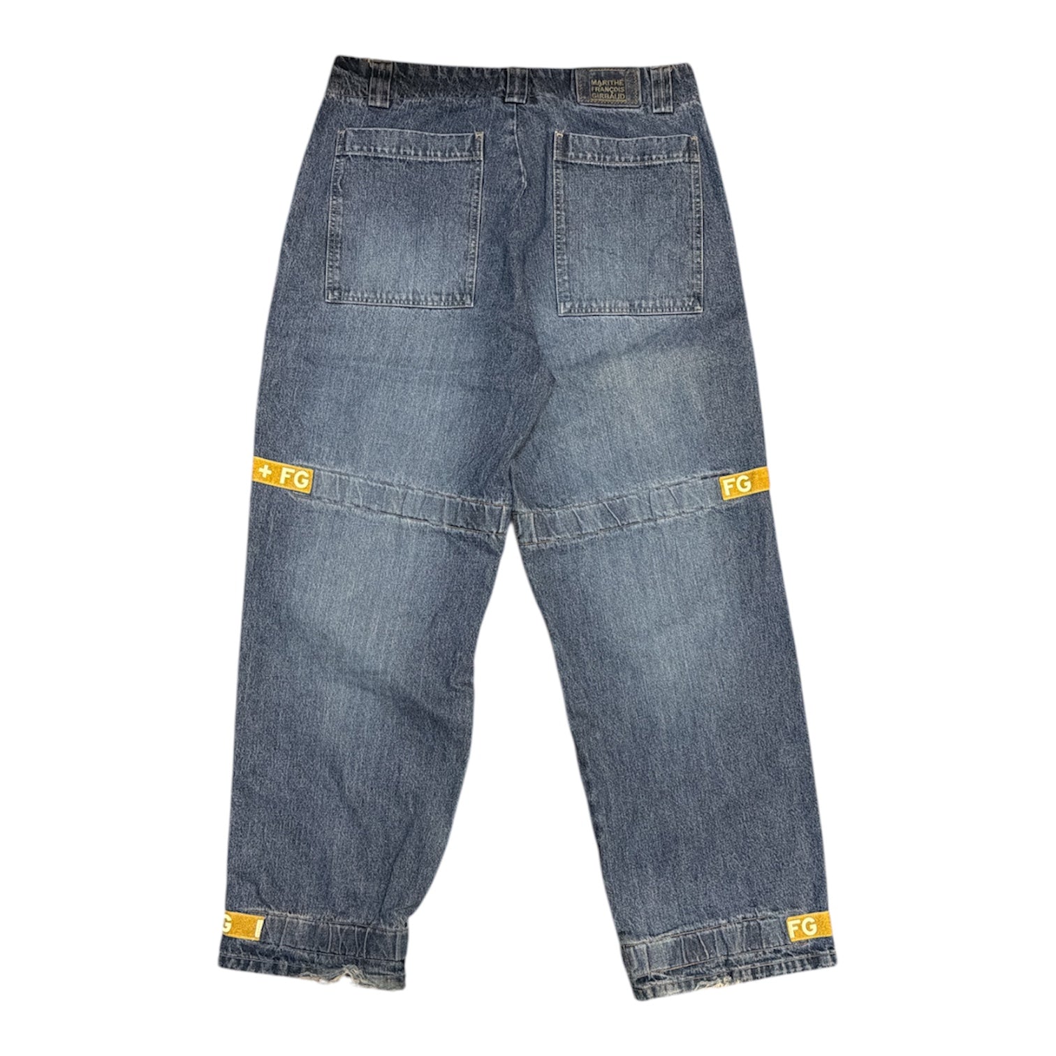 Vintage Marithé + Francois Girbaud M+FG Utility Blue Jeans