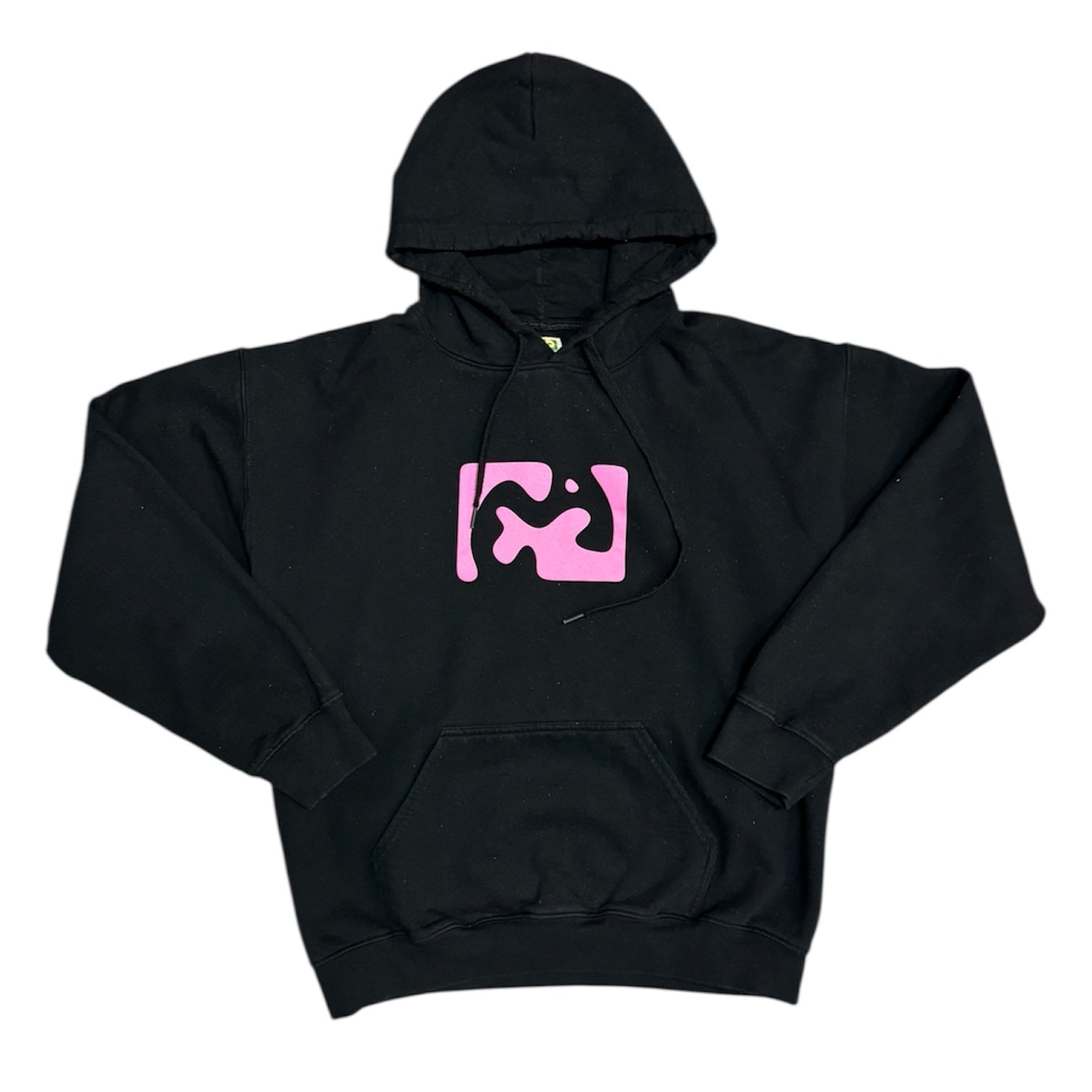 Eva Pink Bubble Black Hoodie