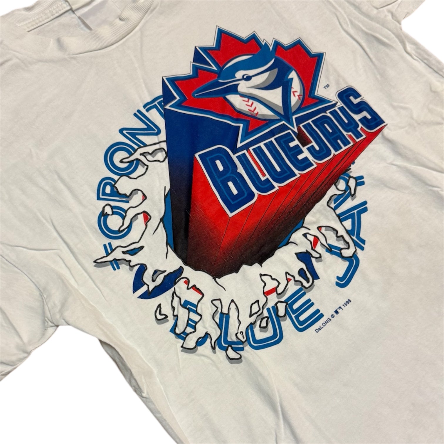 Vintage Toronto Blue Jays White Tshirt