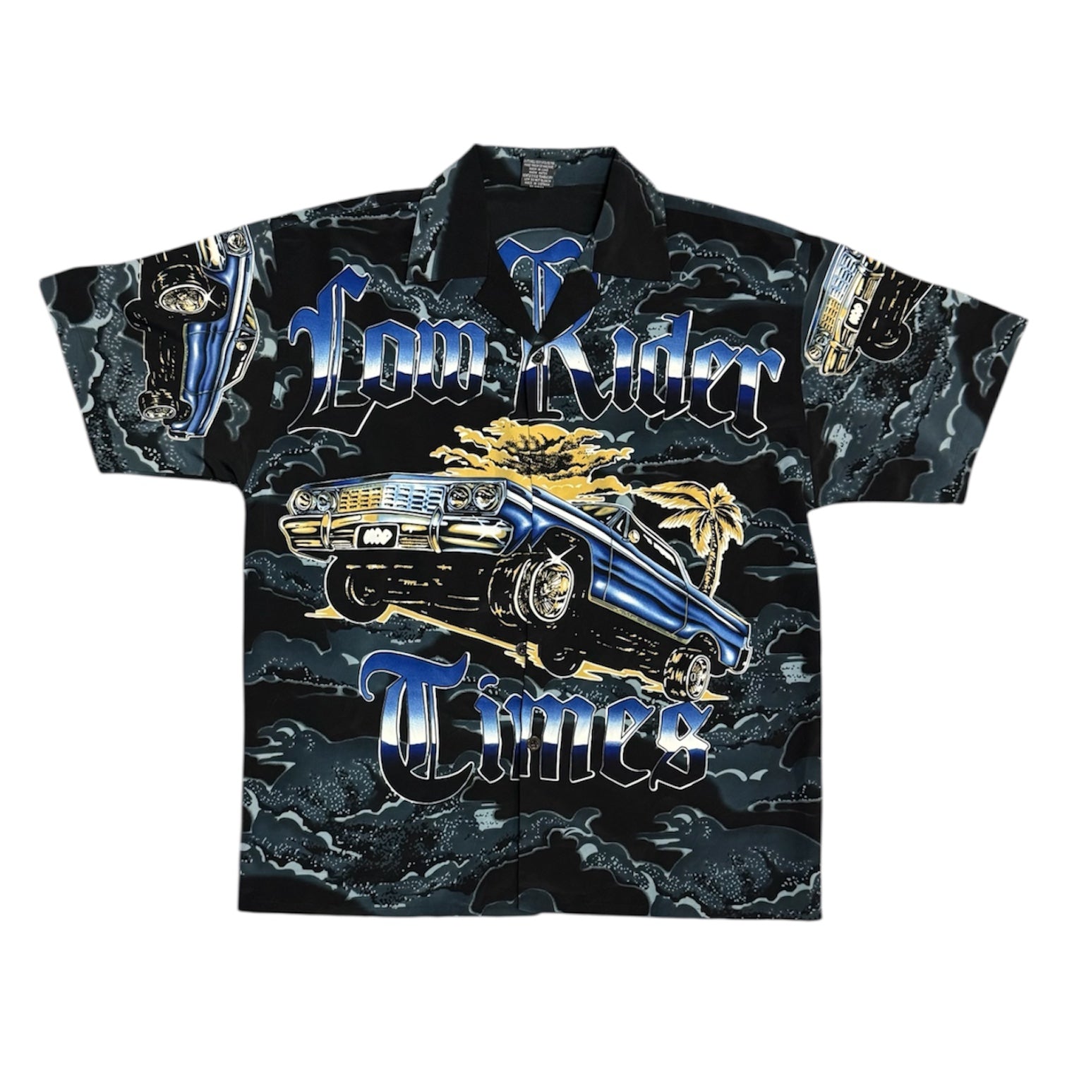 Vintage Cruizin Low Low Rider Times Graphic Short Sleeve Shirt