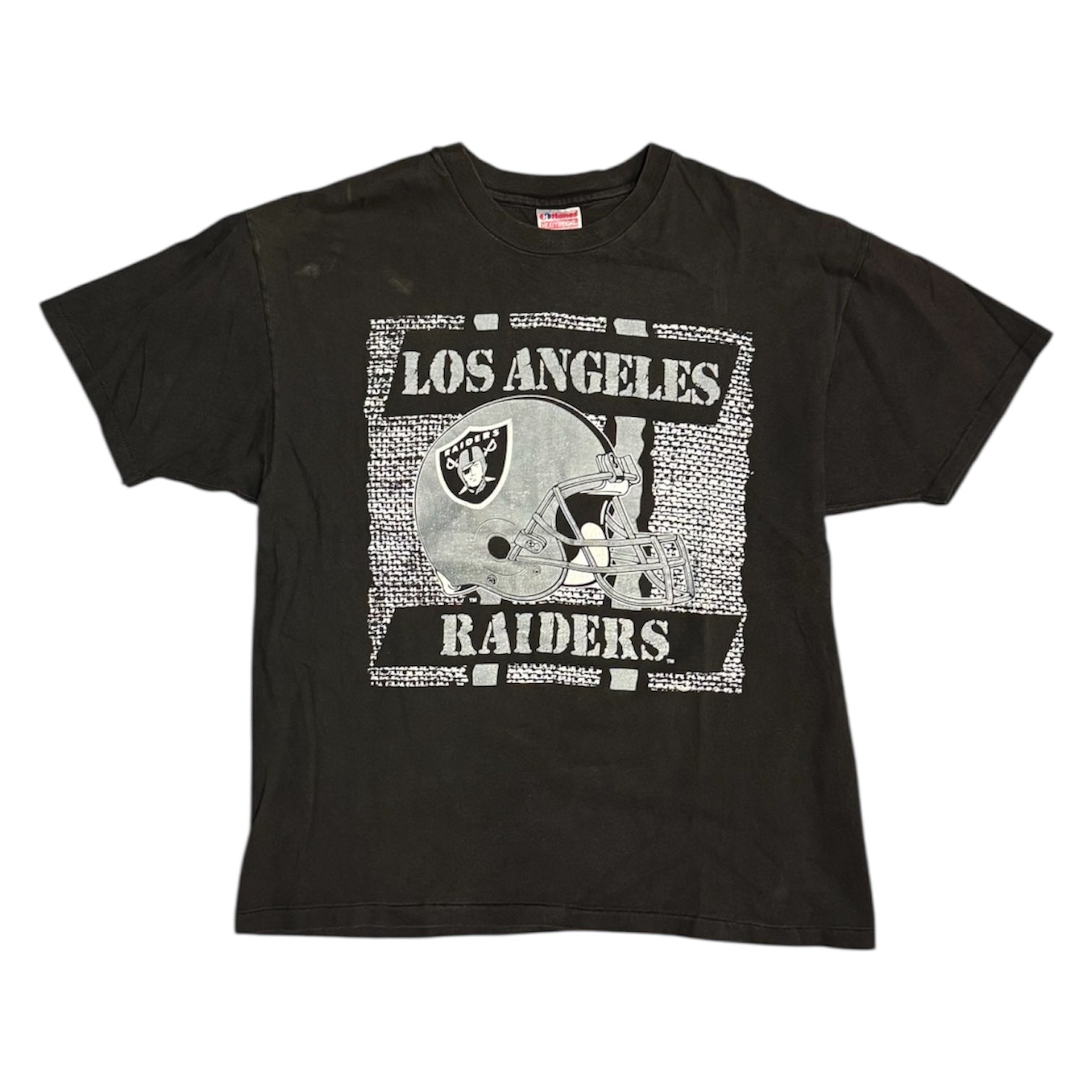 Vintage Hanes Los Angeles Raiders Black Tshirt