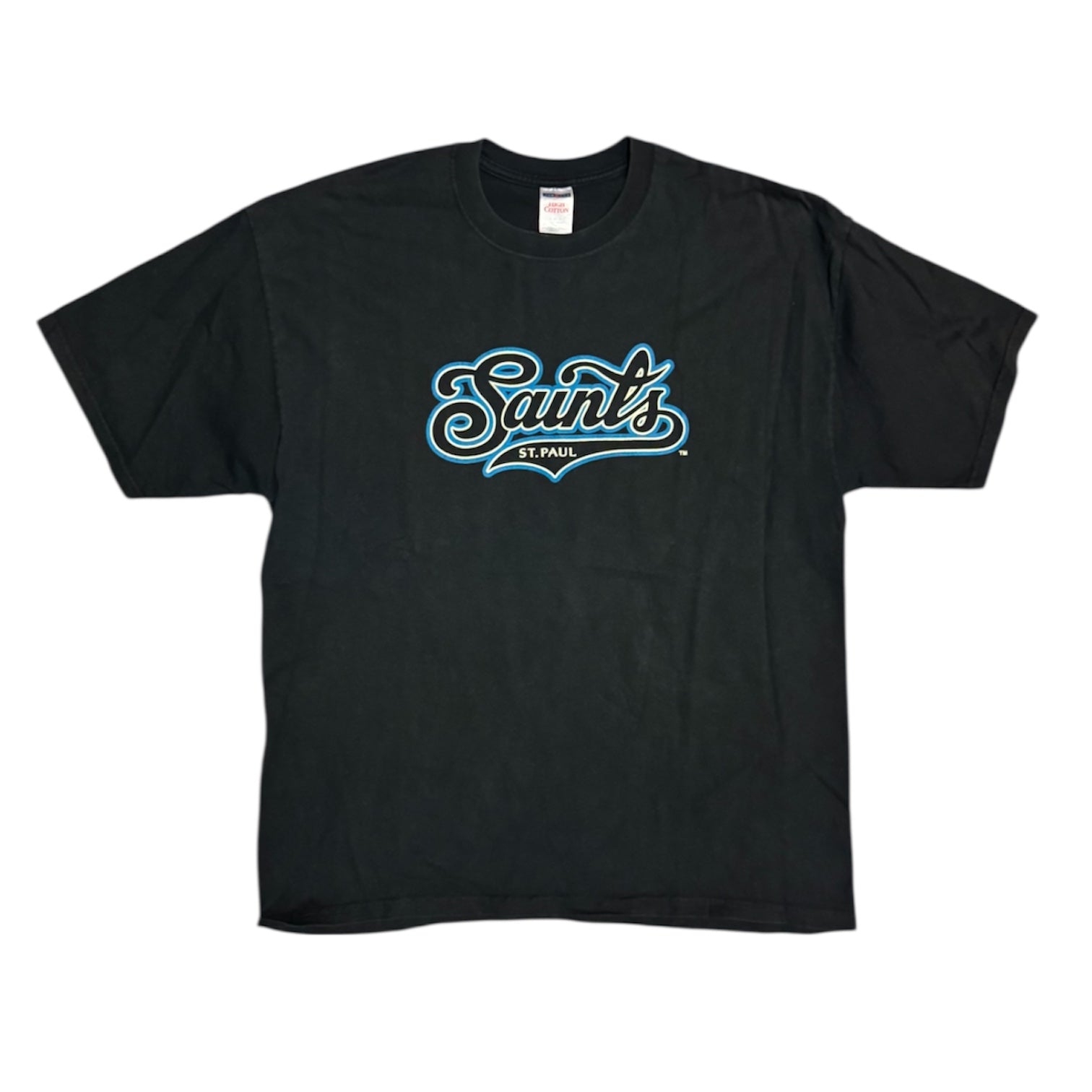Vintage Jerzees St. Paul Saints Black Tshirt