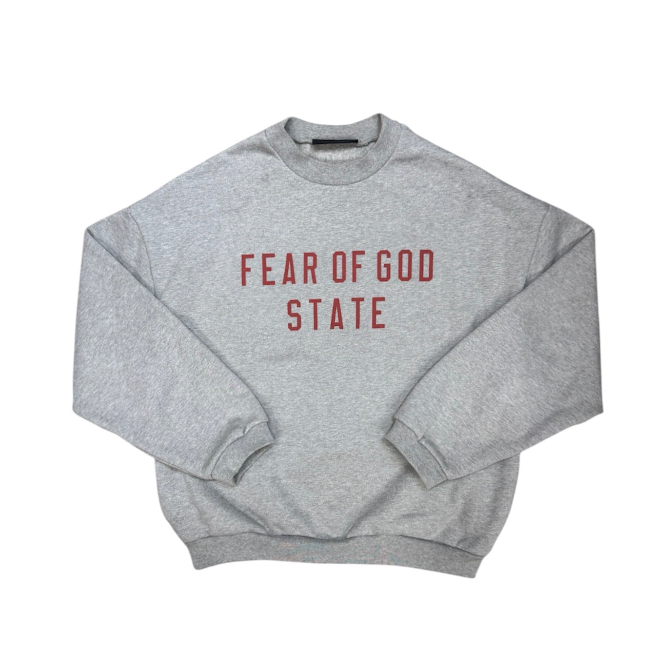 Fear of God Essentials State Grey Fleece Sweatshirt