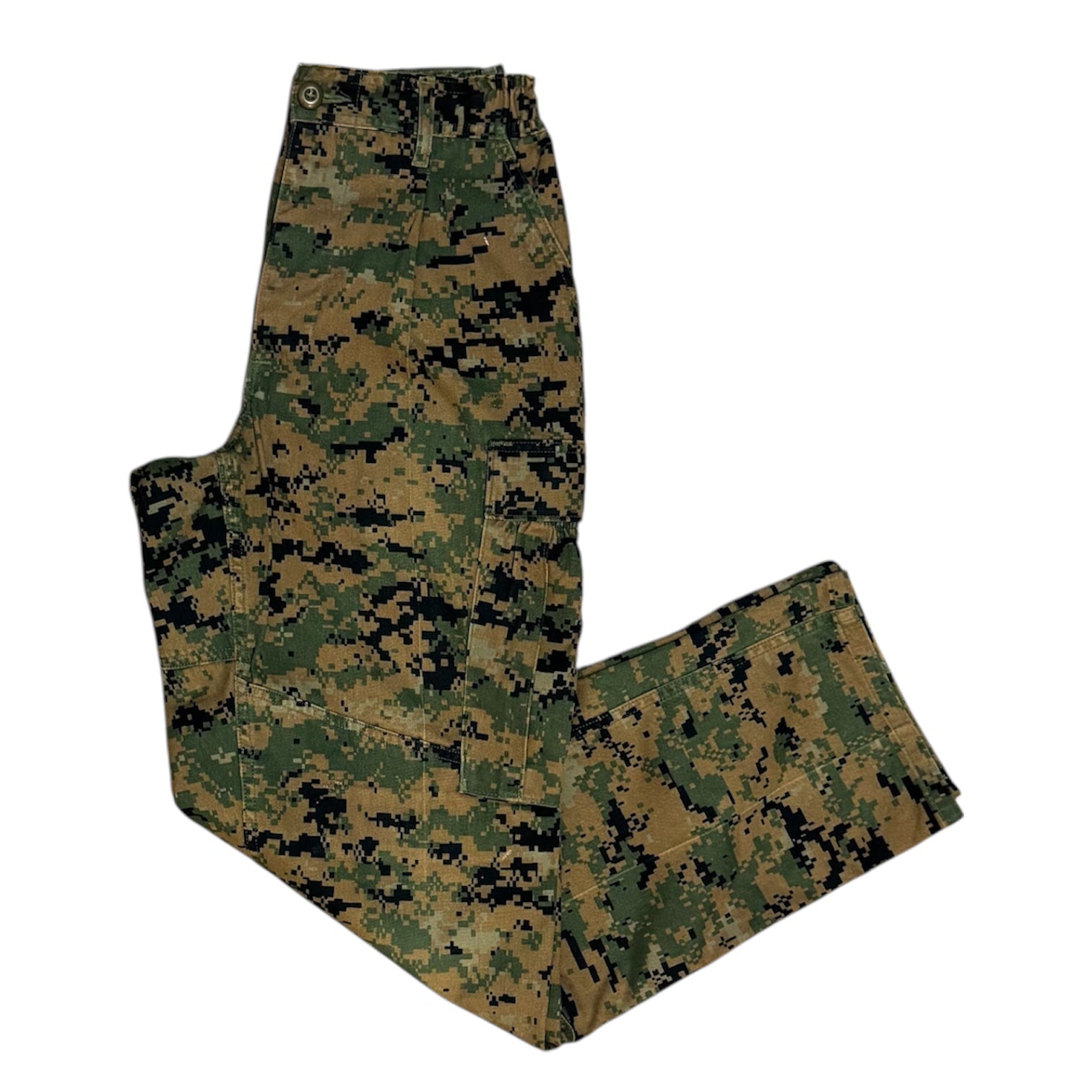 Vintage Digital Woodland Camo Cargo Pants