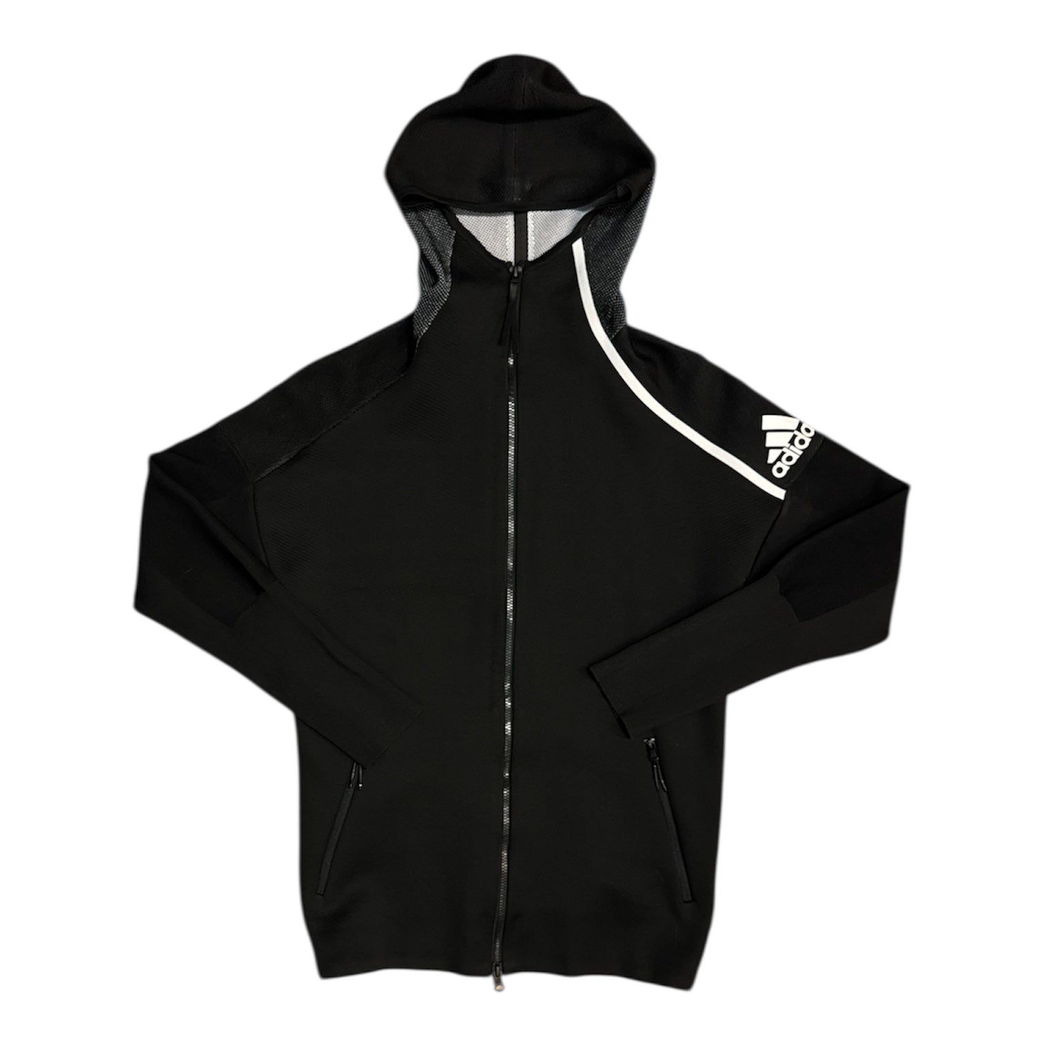 Adidas Z.N.E Primeknit Black Zip Hoodie