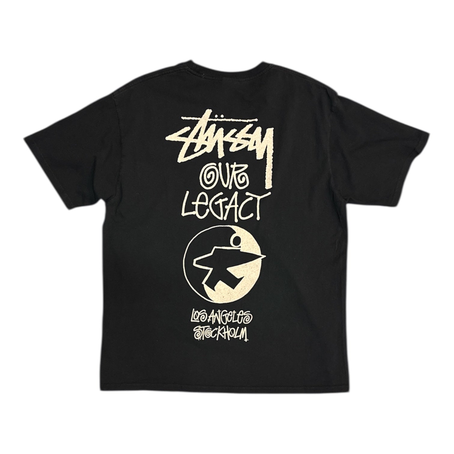 Stussy x Our Legacy Surfman Black Tshirt