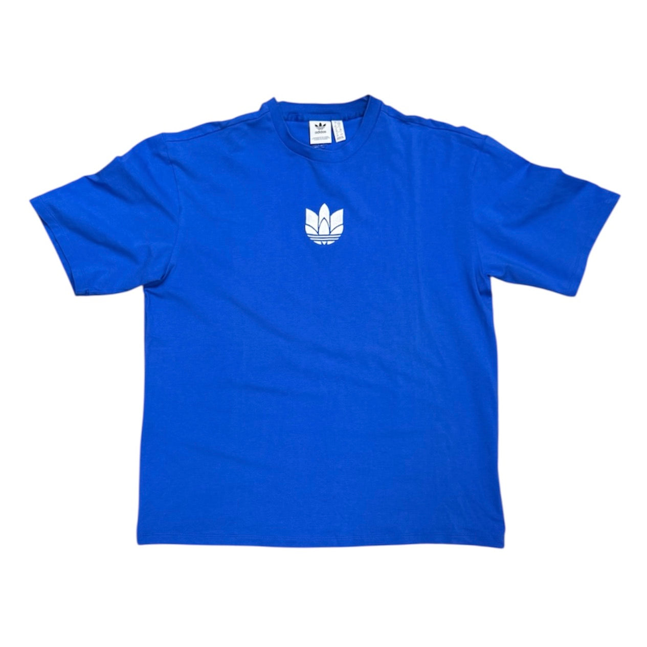 Adidas Originals 3D Trefoil Loose Fit Blue Tshirt (W)