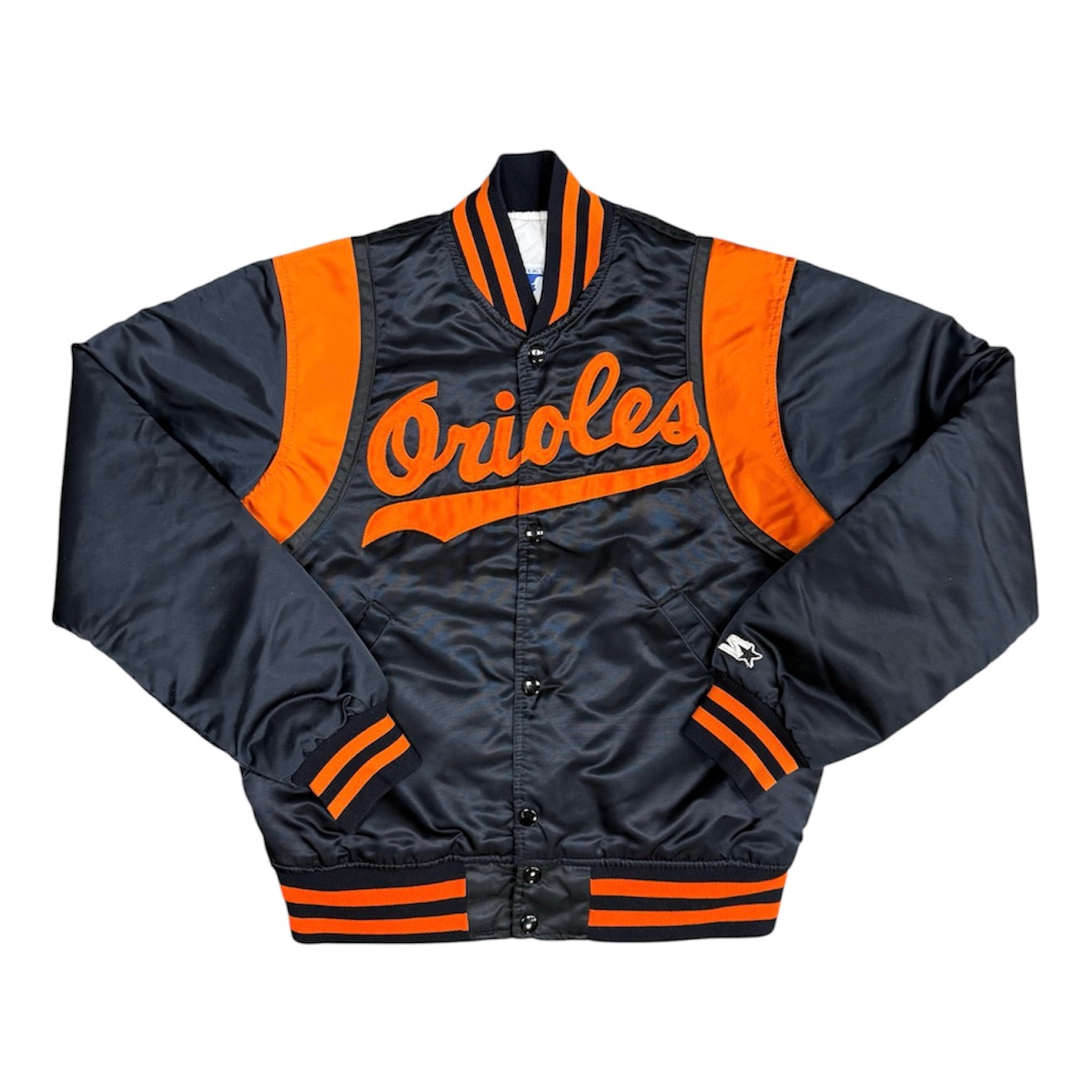 Starter Baltimore Orioles Black Orange Baseball Jacket