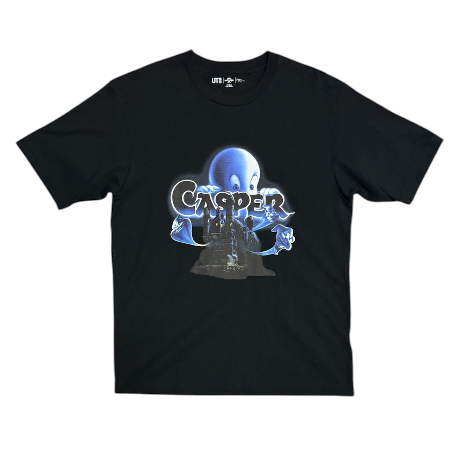 Uniqlo Ut Universal Classic Movies Casper Ghost Black Tshirt