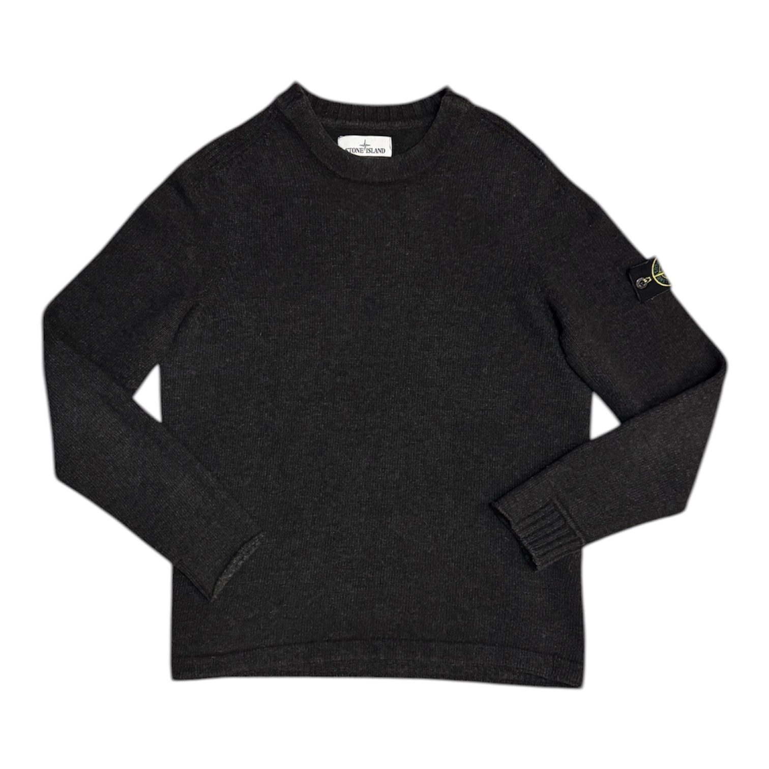 Stone Island FW13 Woolen Black Crewneck Sweatshirt