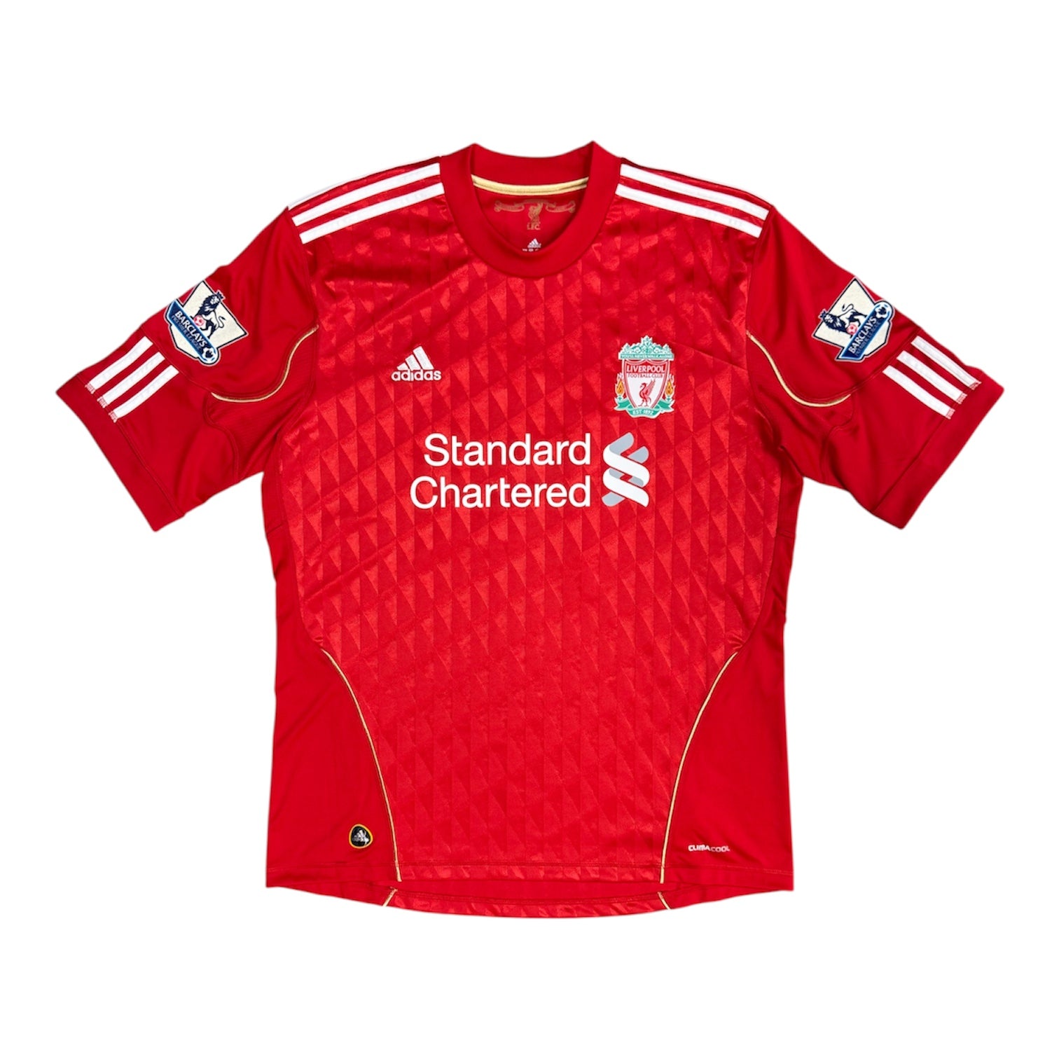 Adidas Liverpool FC Cole #10 2010/2012 Home Football Jersey