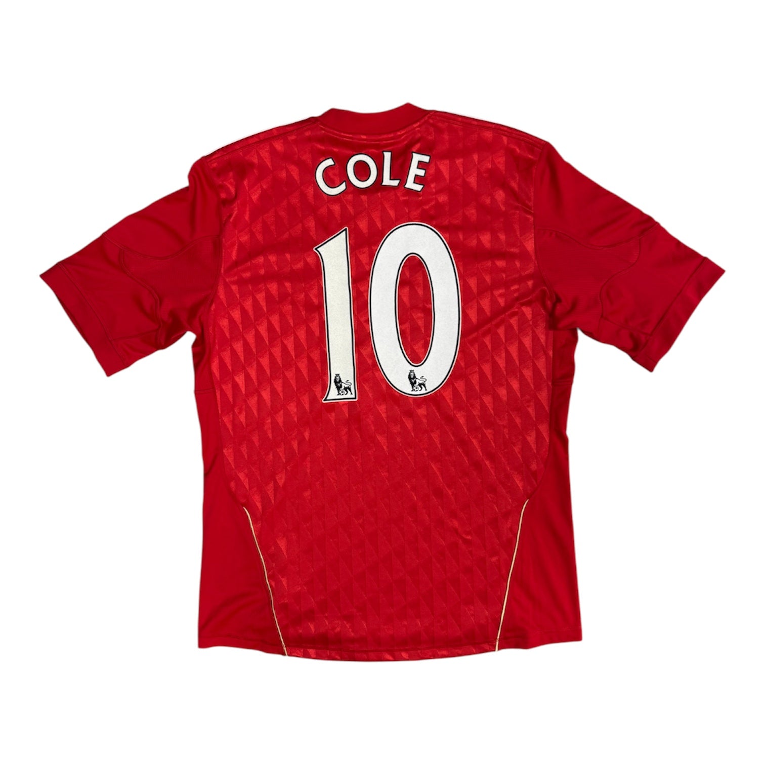 Adidas Liverpool FC Cole #10 2010/2012 Home Football Jersey