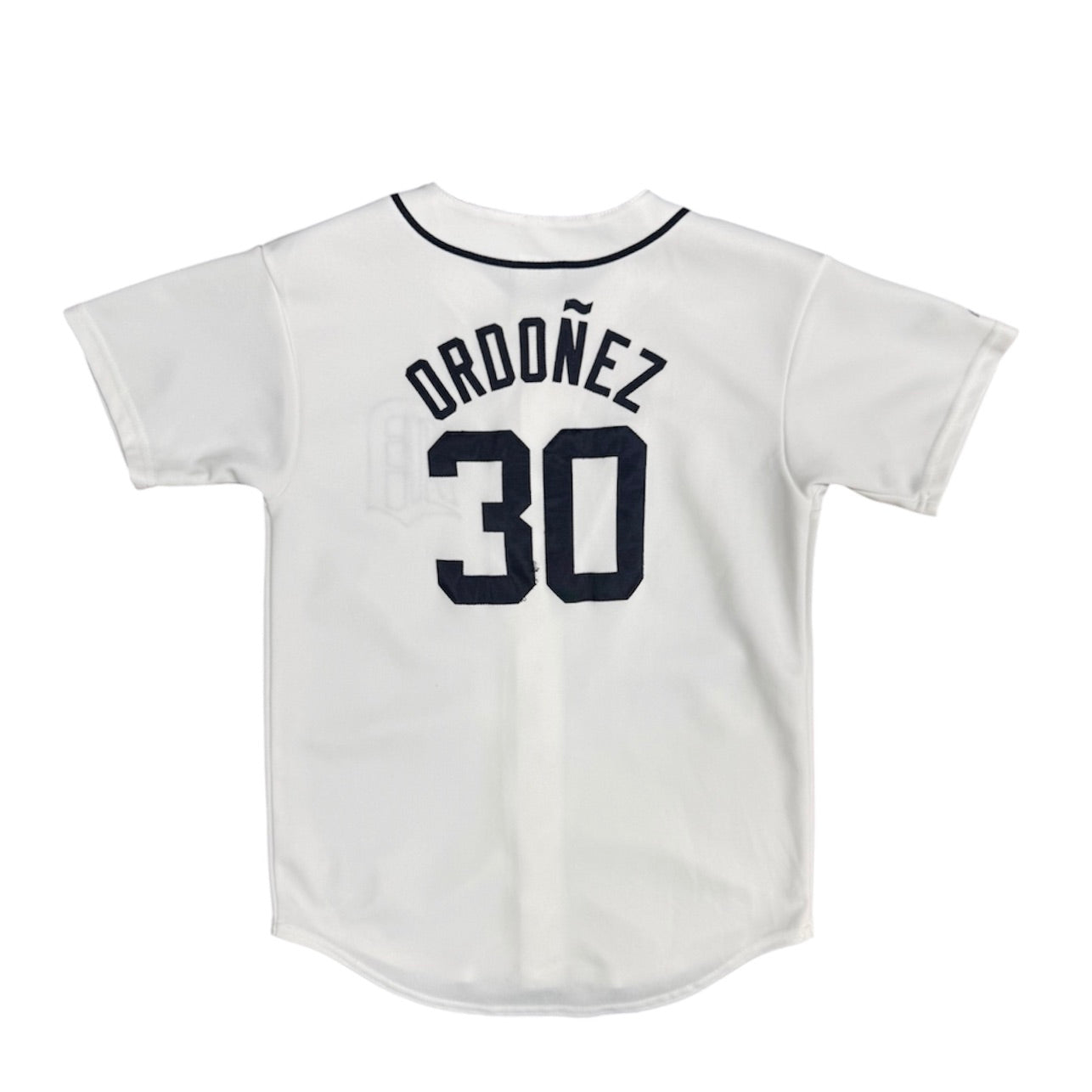 Majestic Detroit Tigers Ordonez #30 MLB Baseball White Jersey (Youth)