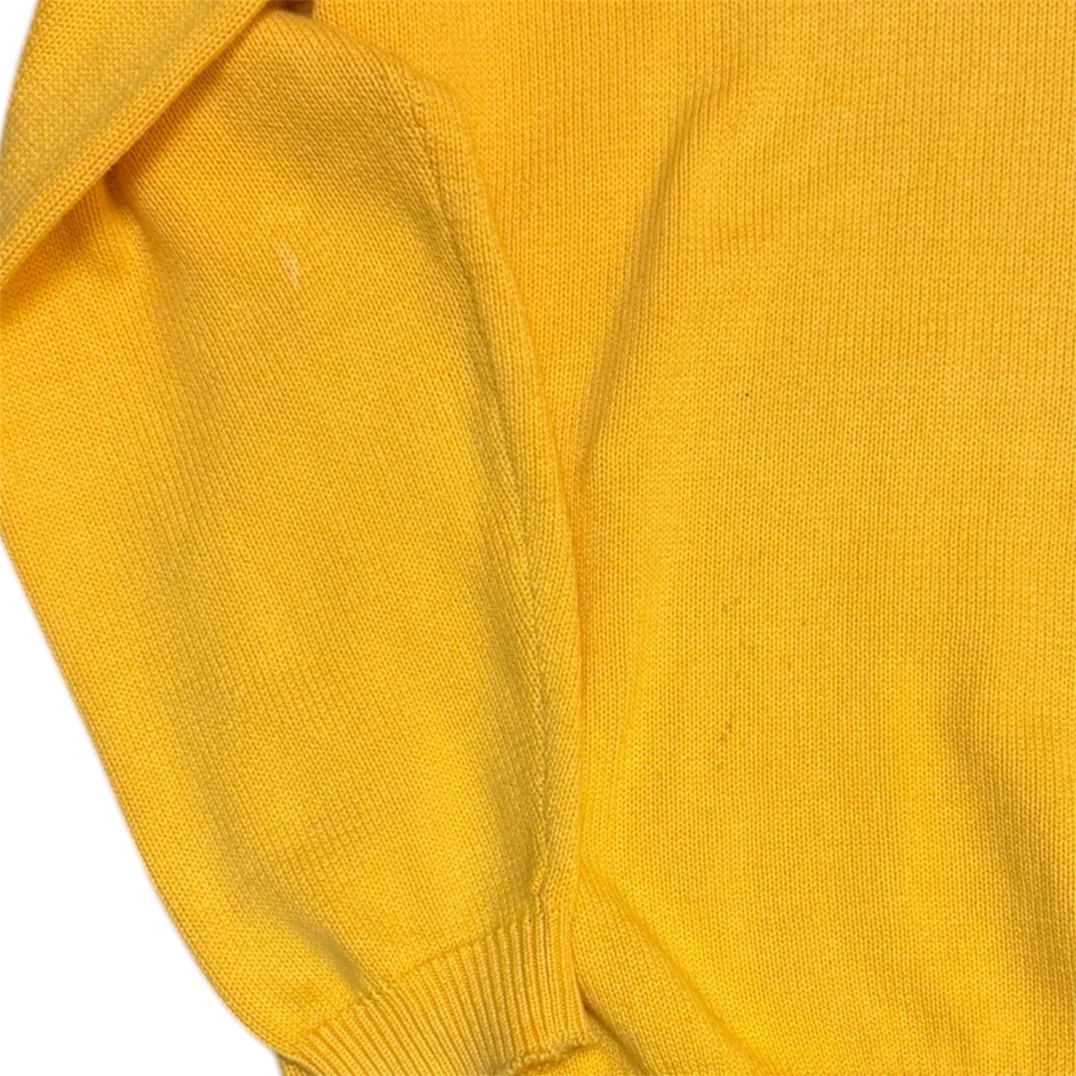 Vintage Lacoste Made In Spain Knitted Yellow Sweatshirt