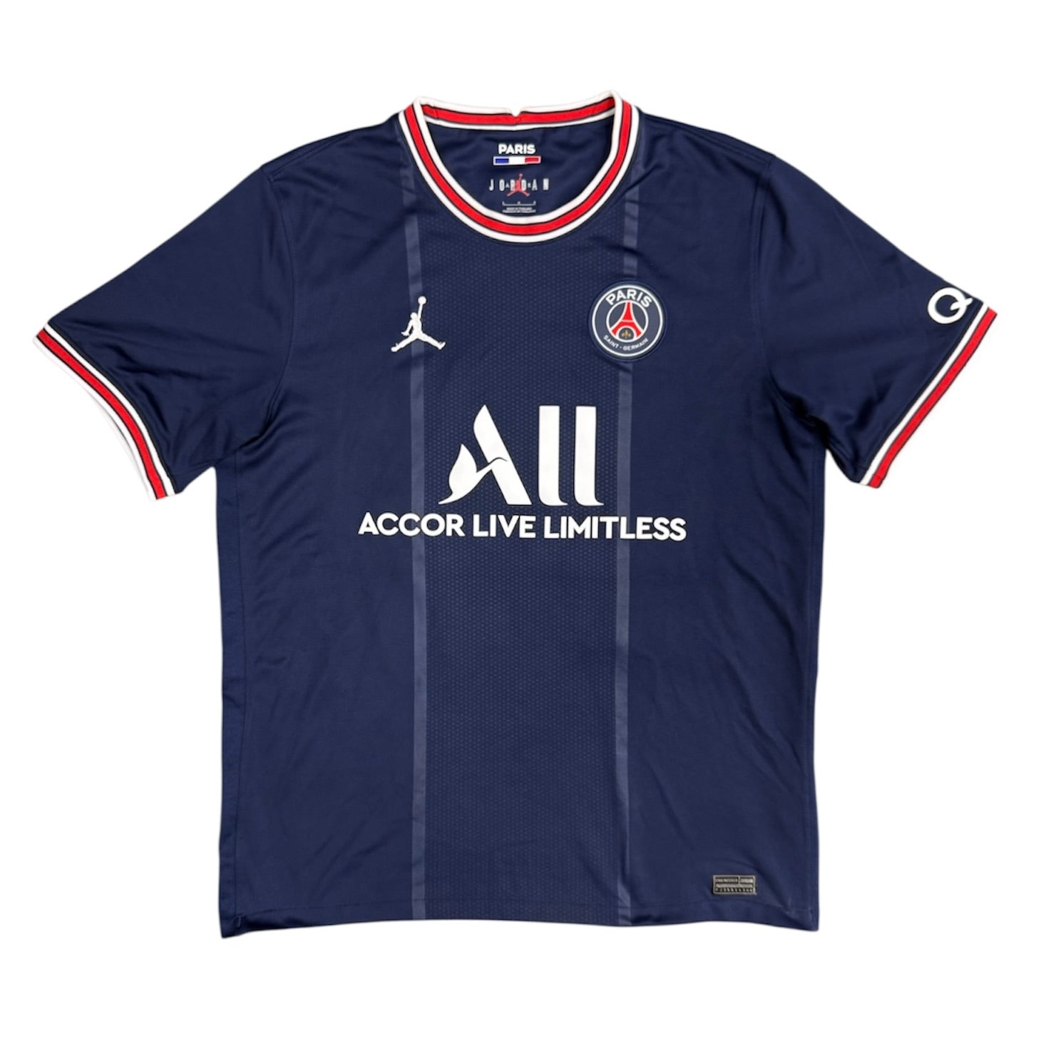 Jordan Paris Saint Germain Messi #30 2021/2022 Home Football Jersey