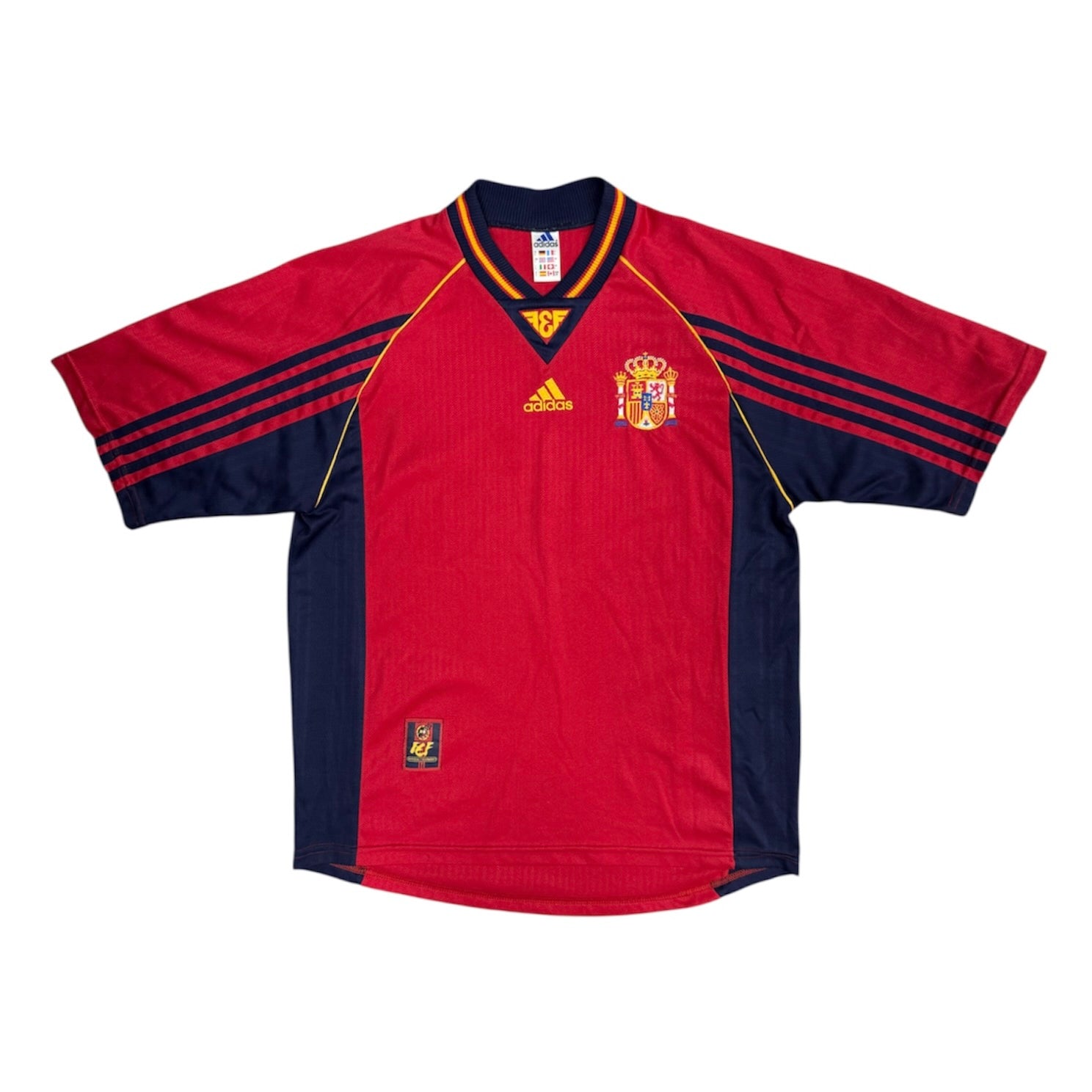 Vintage Adidas Spain 1998/2000 Home Football Jersey