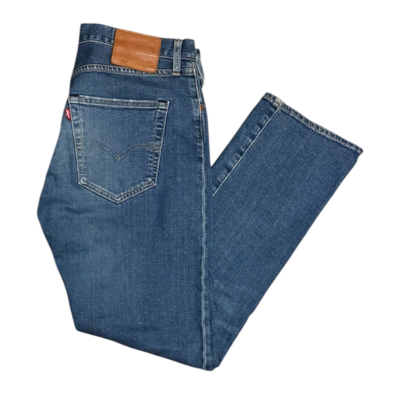 Levi's Premium 501 Straight Blue Jeans