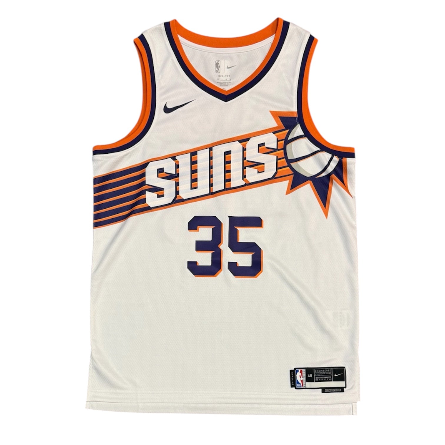 Nike Pheonix Suns Kevin Durant #35 2023/2024 Association Edition Swingman Basketball Jersey