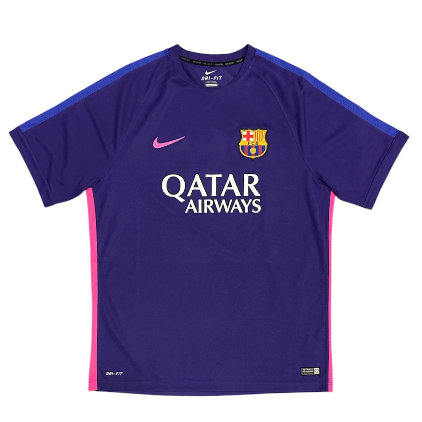 Nike FC Barcelona 2014/2015 Training 3 Purple Football Jersey