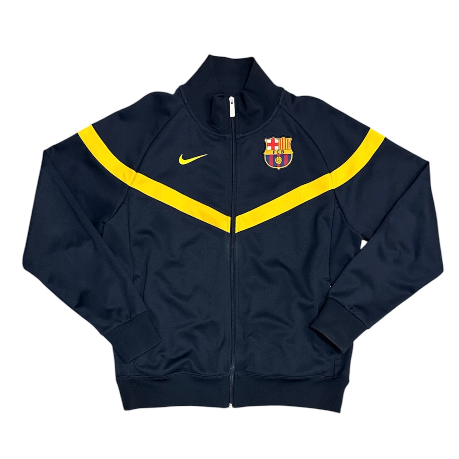 Nike FC Barcelona Navy Yellow Track Top