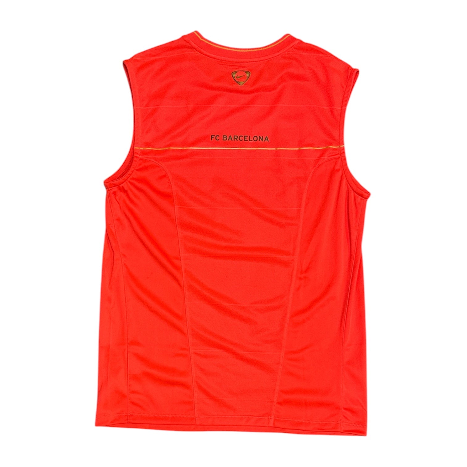 Nike FC Barcelona 2008/2009 Orange Gold Training Vest