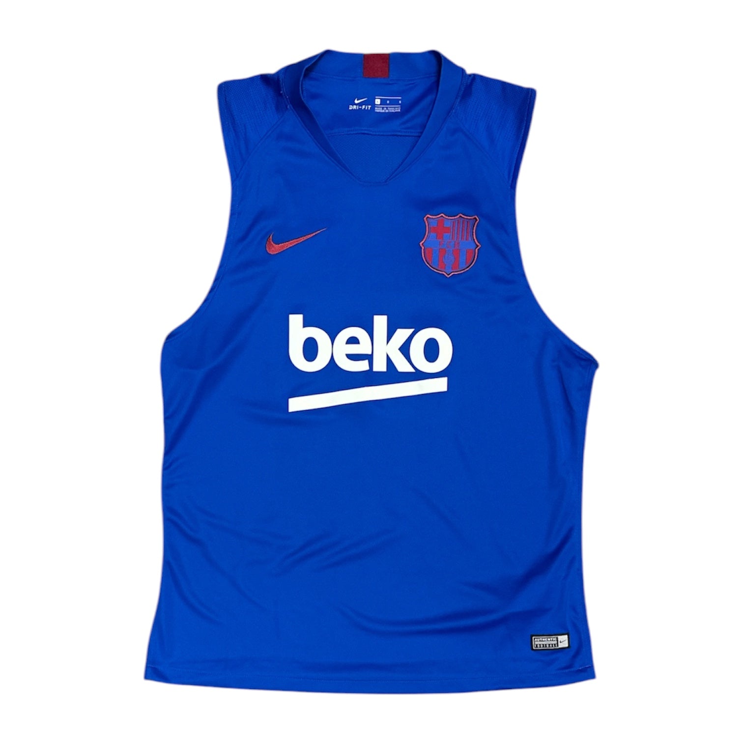 Nike FC Barcelona 2019/2020 Blue Red Training Vest