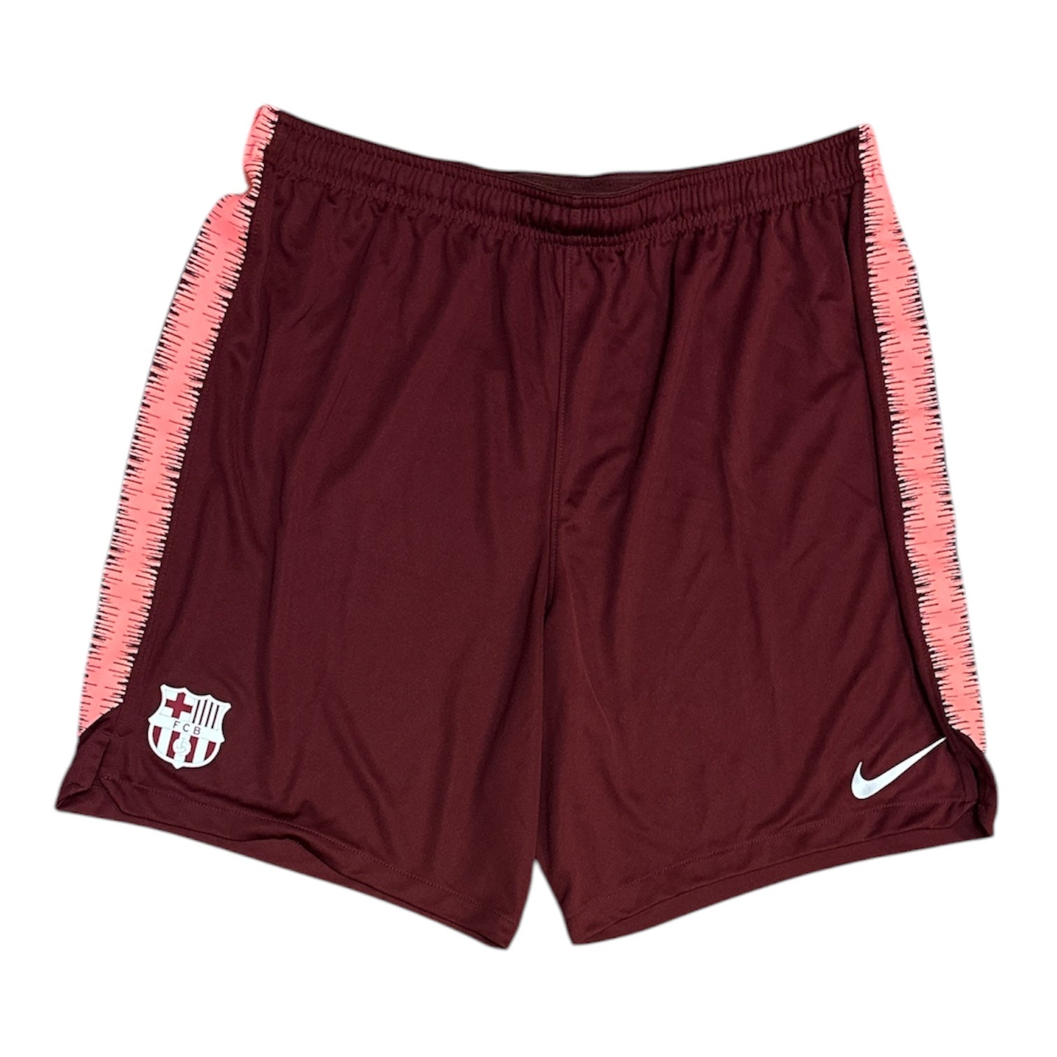 Nike FC Barcelona 2018/2019 Burgundy Peach Training Shorts