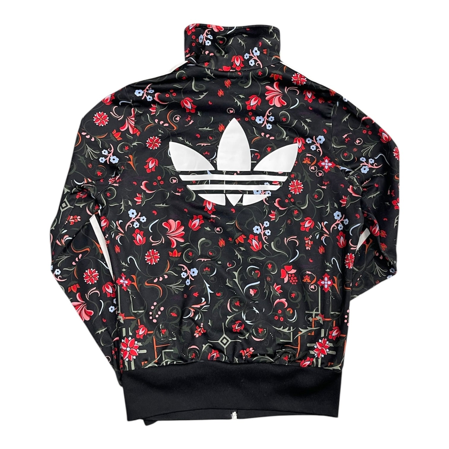 Adidas Firebird Floral Red Green Black Track Top (W)