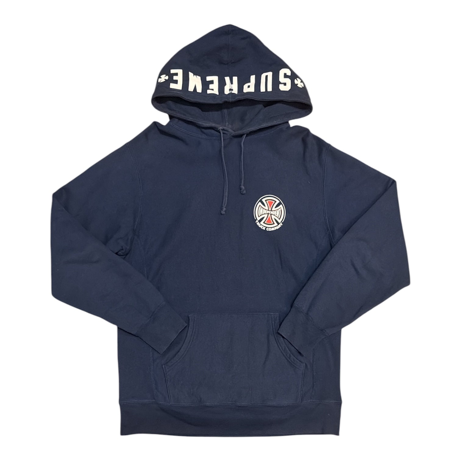 Supreme x Independent SS12 Fuck The Rest Navy Hoodie