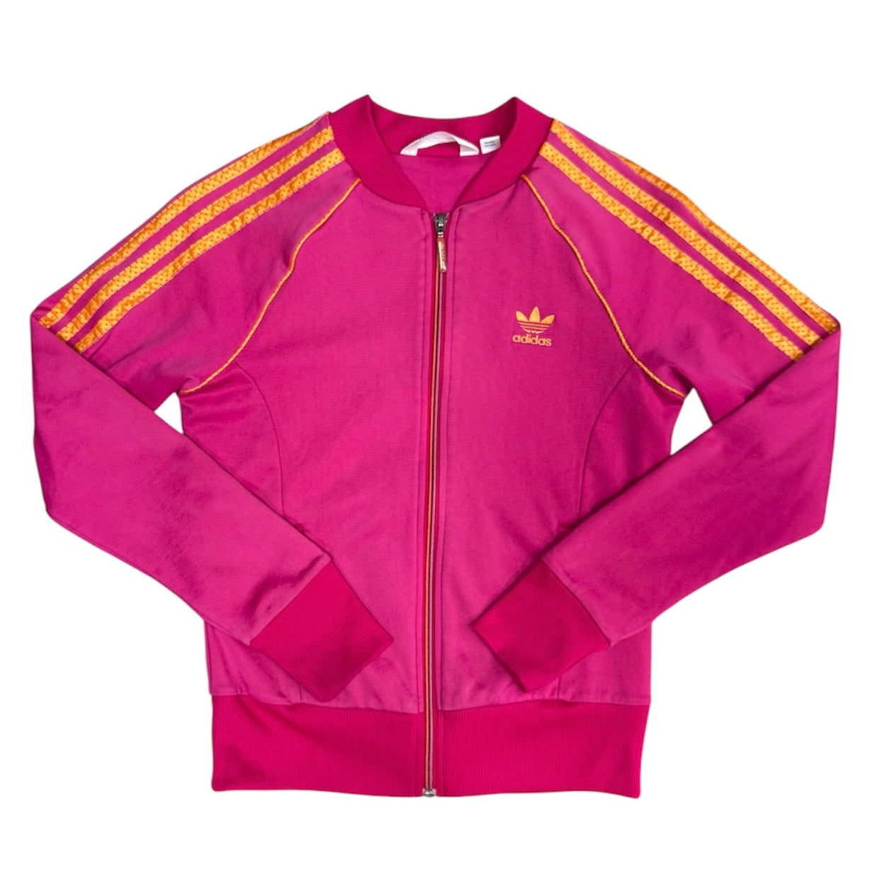 Adidas Pink Yellow Track Top (W)