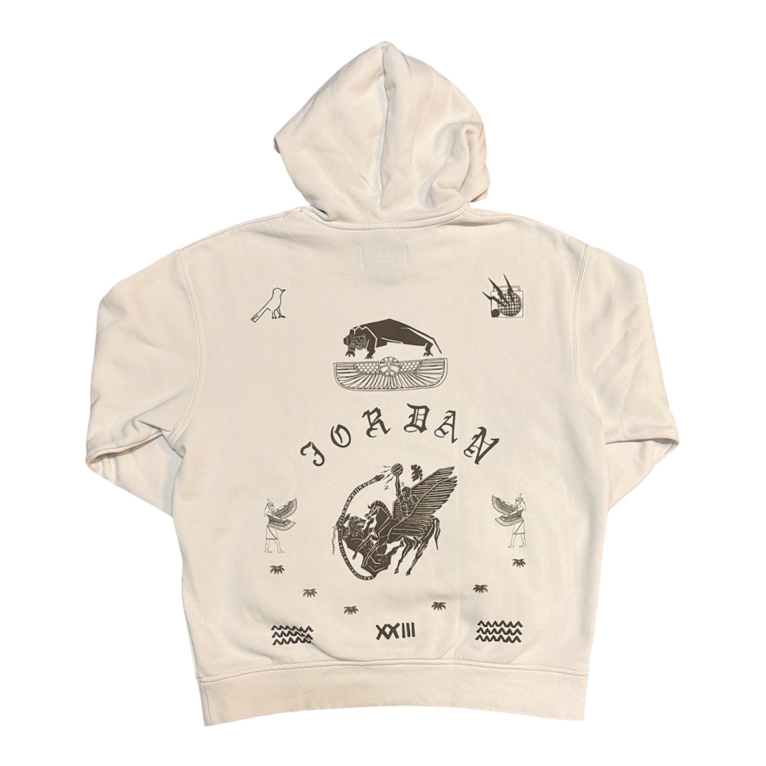 Jordan Artist Series By Umar Rashid White Hoodie